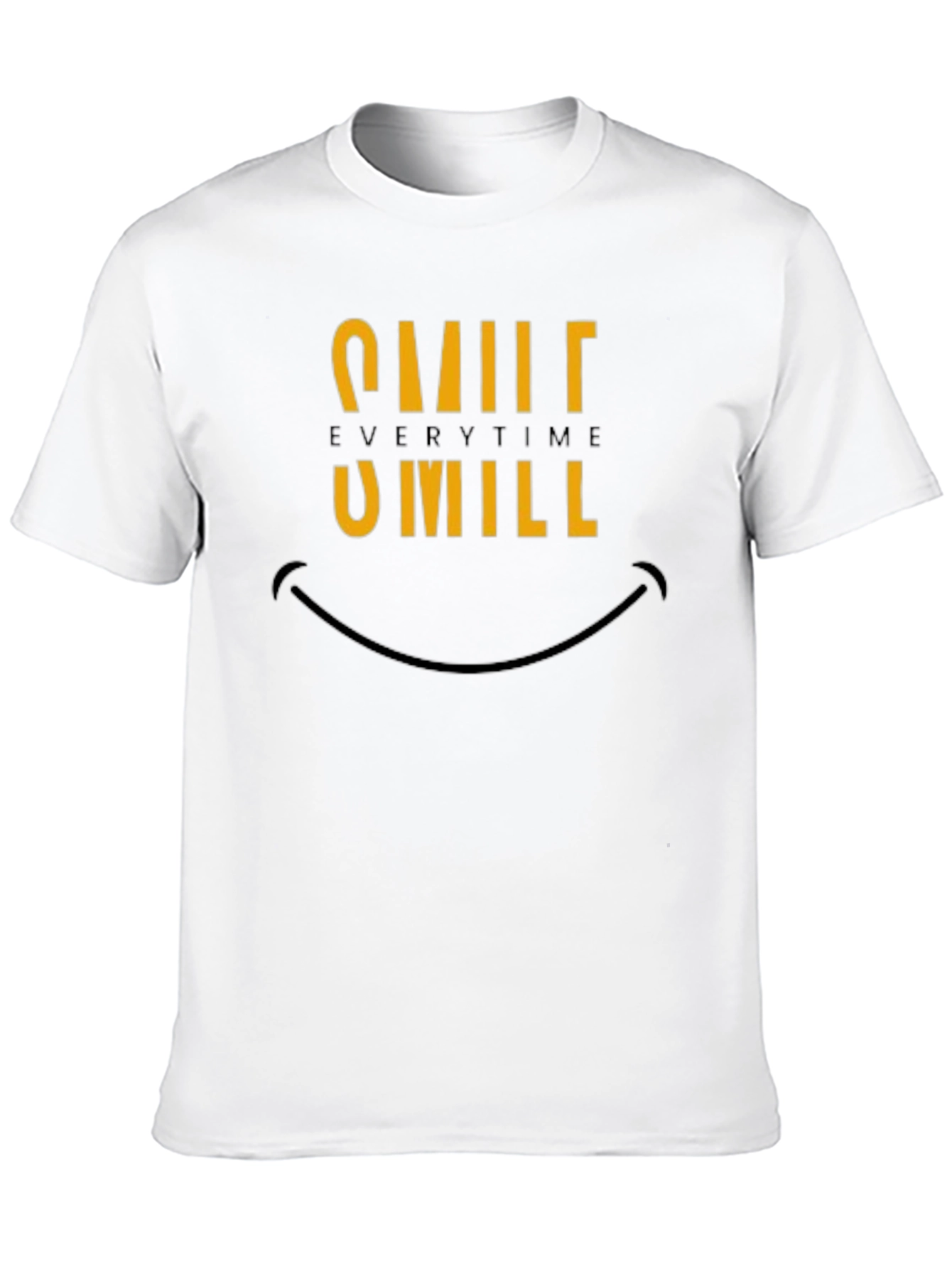 Smile Every Time Graphic Tee - Black