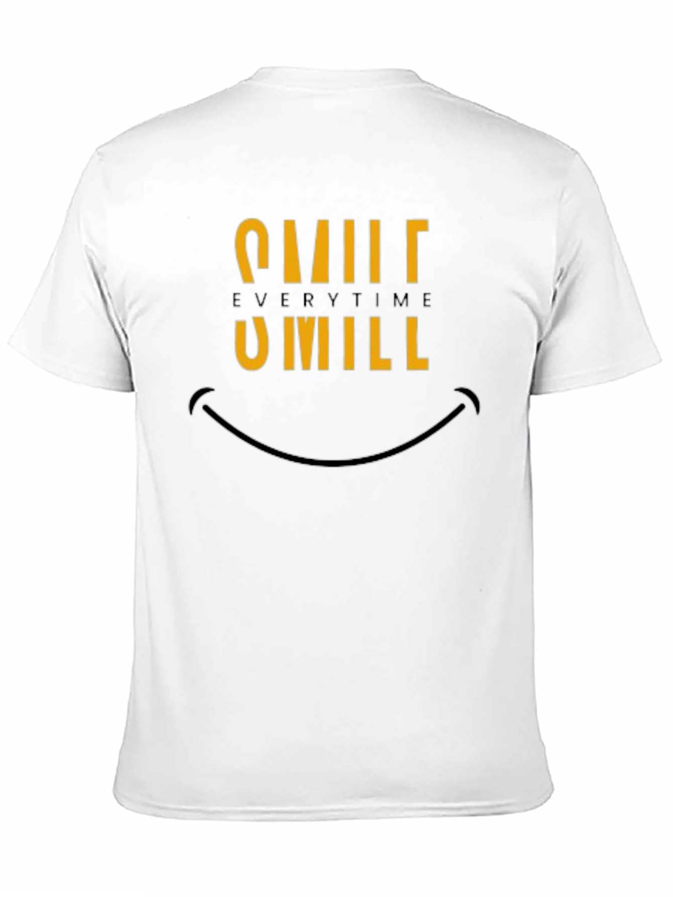 Smile Every Time Graphic Tee - Black