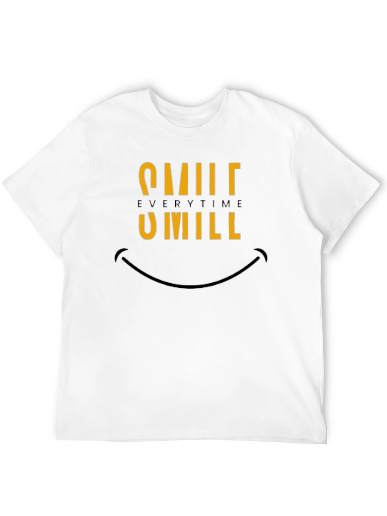 Smile Every Time Graphic Tee - Black
