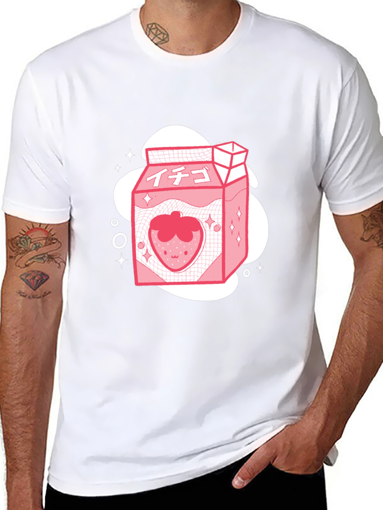 Strawberry Milk Carton Graphic Tee