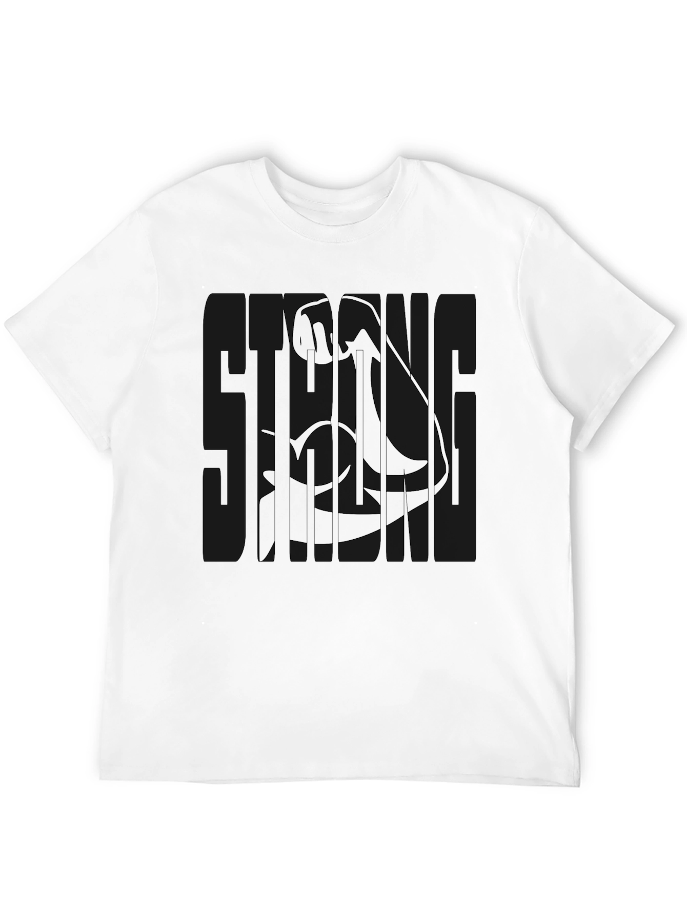 Strong Arm Graphic Tee - Gym Motivation Shirt