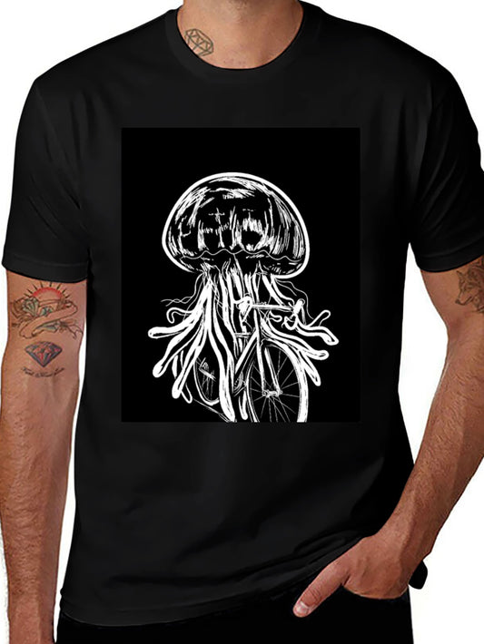 Jellyfish Bicycle Graphic Tee