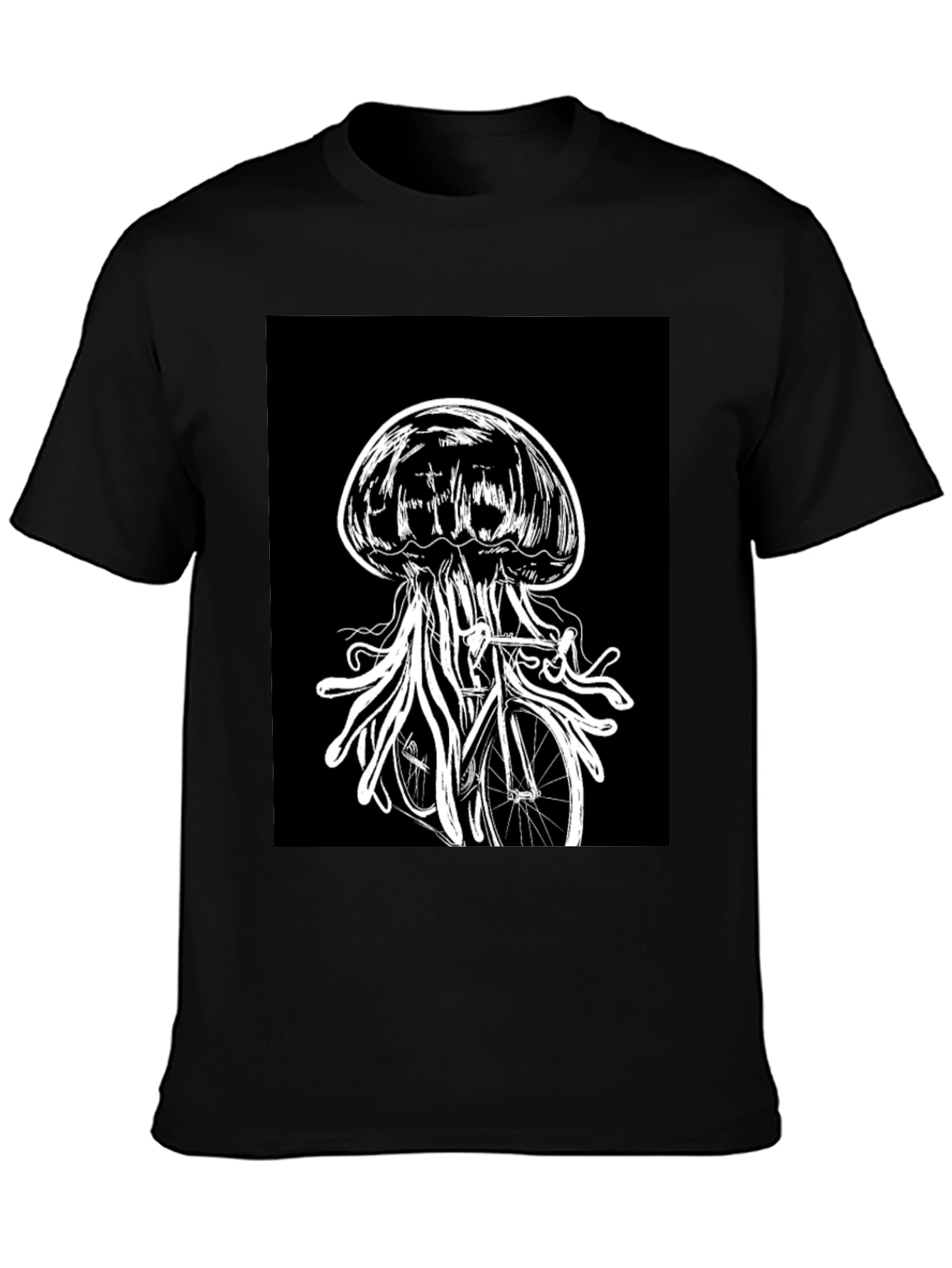 Jellyfish Bicycle Graphic Tee