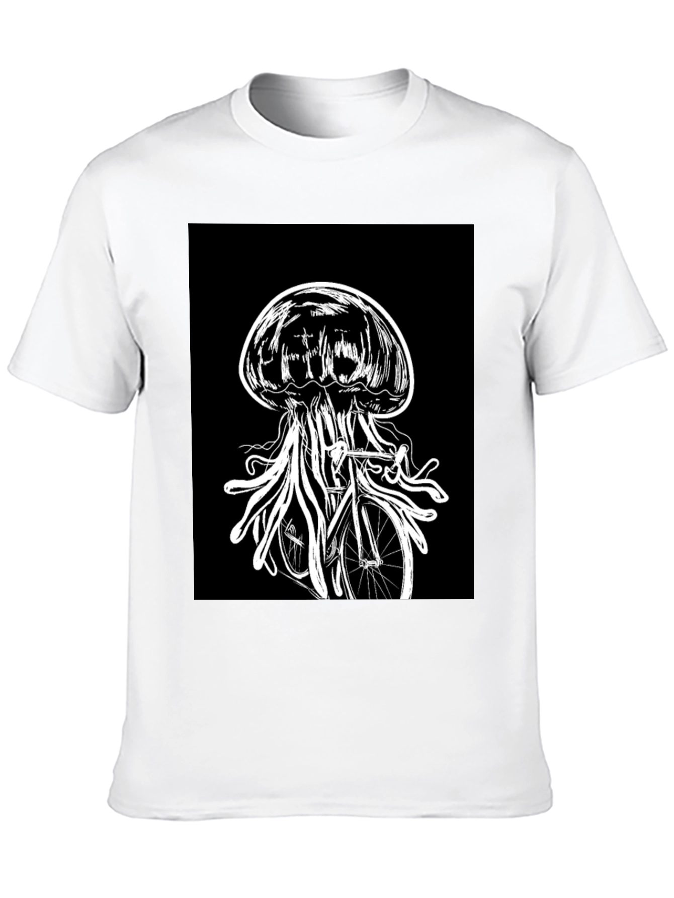 Jellyfish Bicycle Graphic Tee