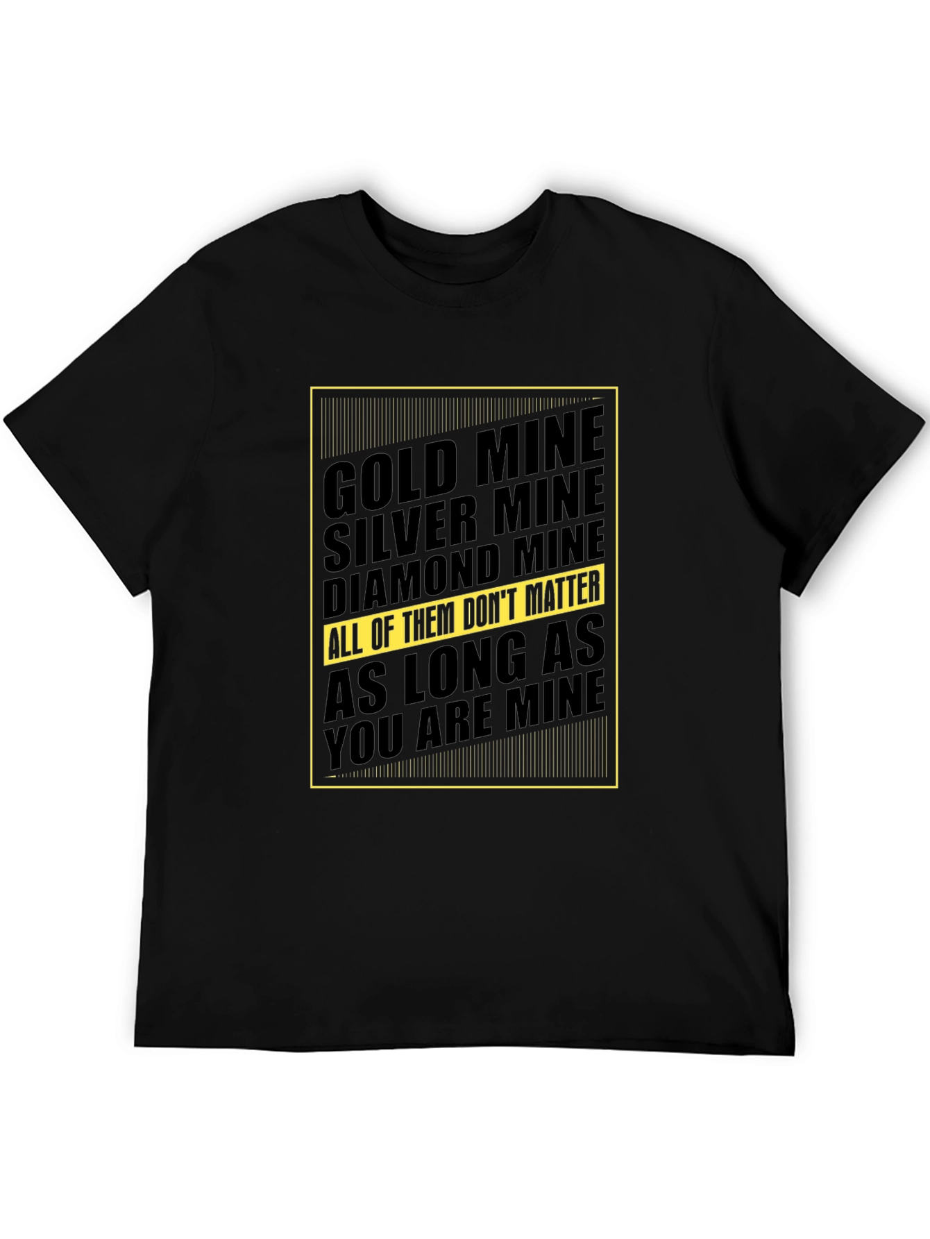 Mine Graphic Tee - Gold Silver Diamond
