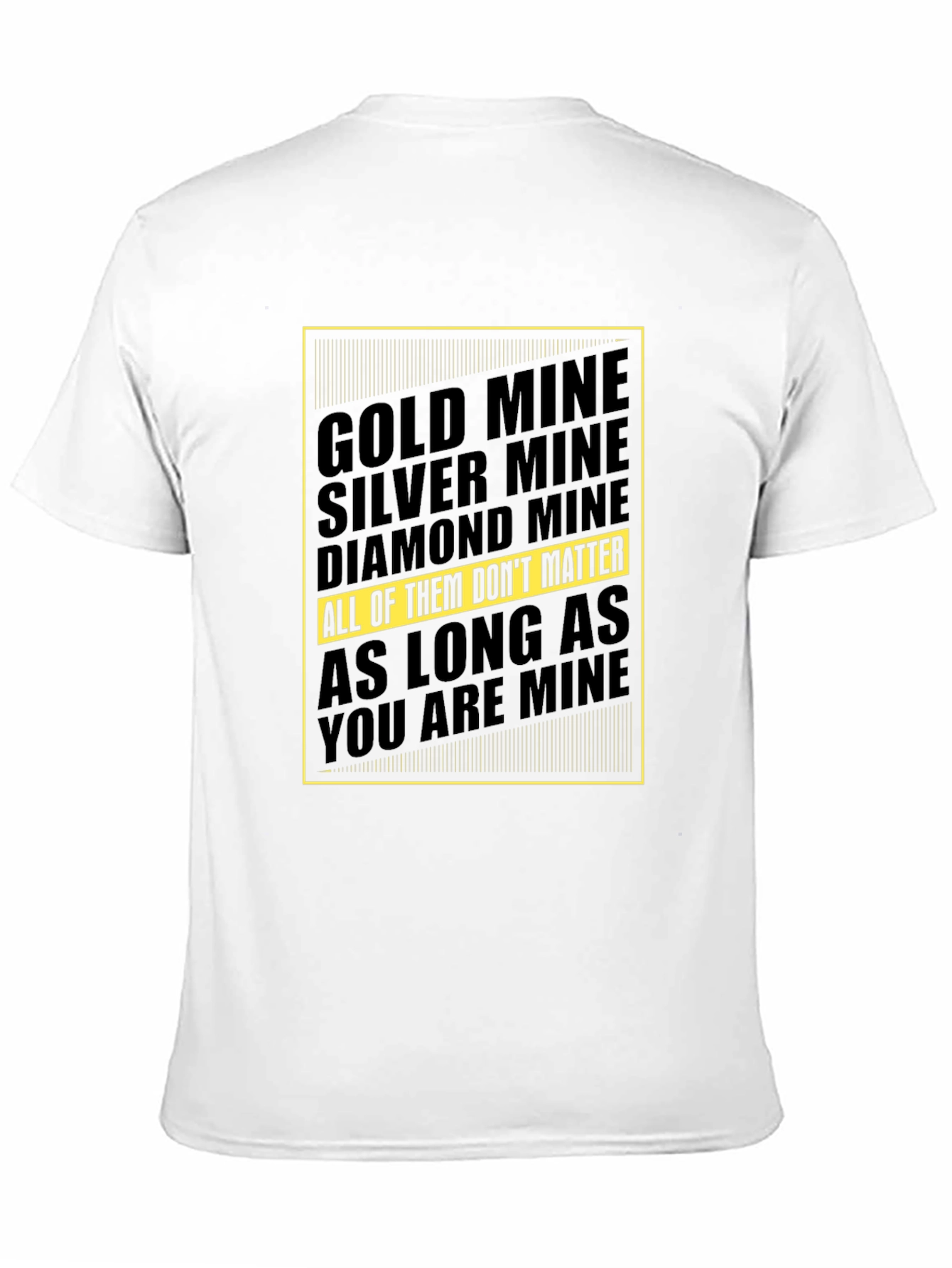 Mine Graphic Tee - Gold Silver Diamond