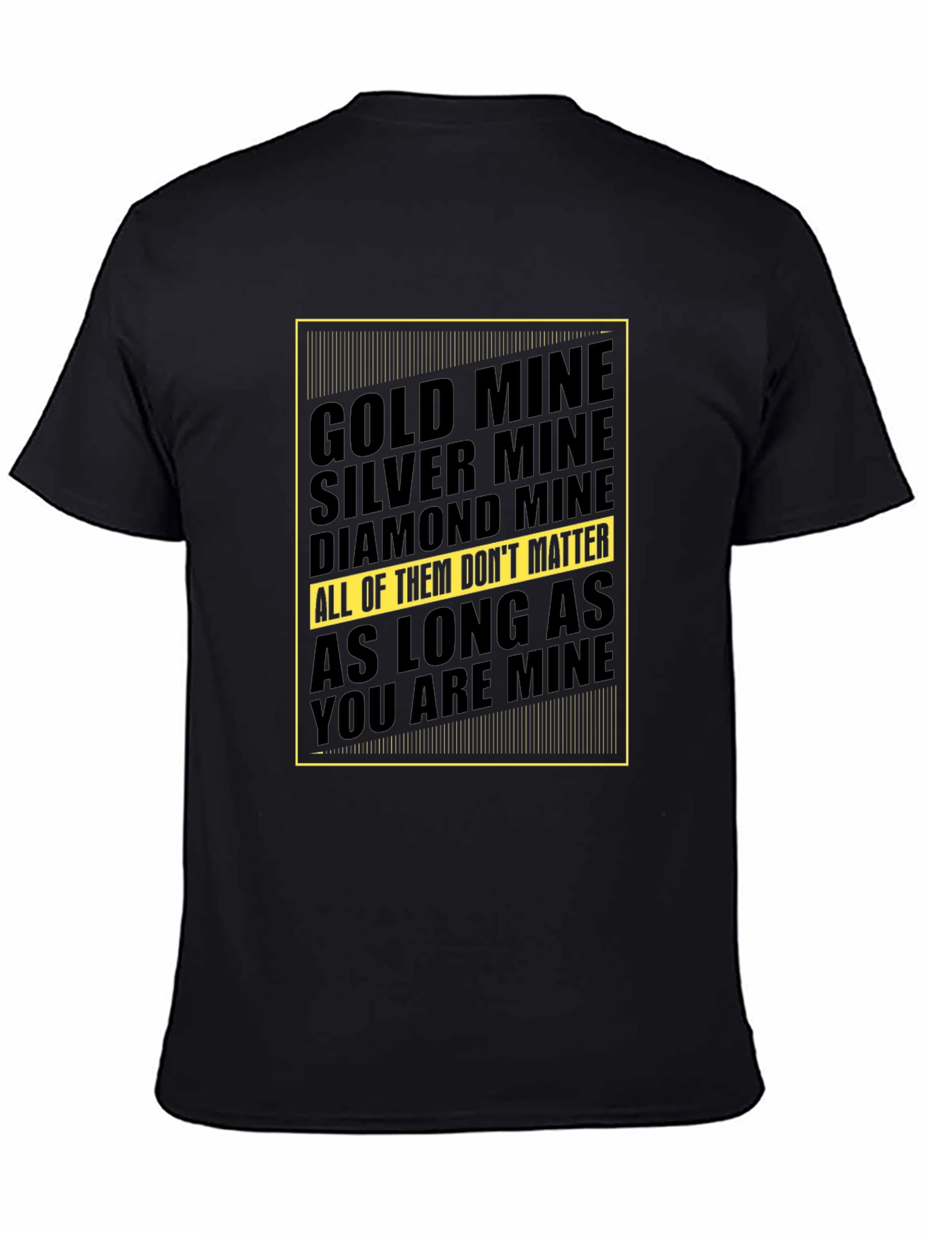 Mine Graphic Tee - Gold Silver Diamond