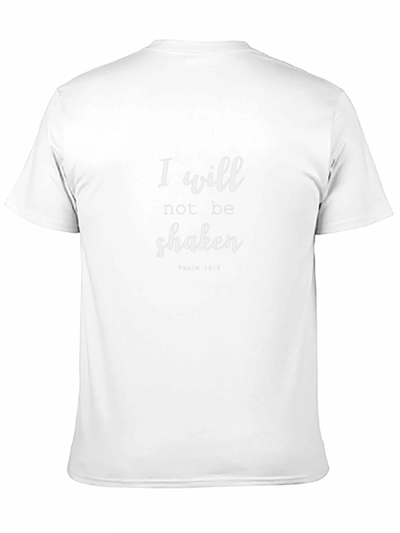 I Will Not Be Shaken T-Shirt | Black