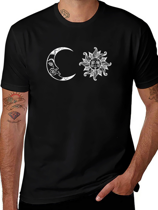 Celestial Sun & Moon Graphic Tee