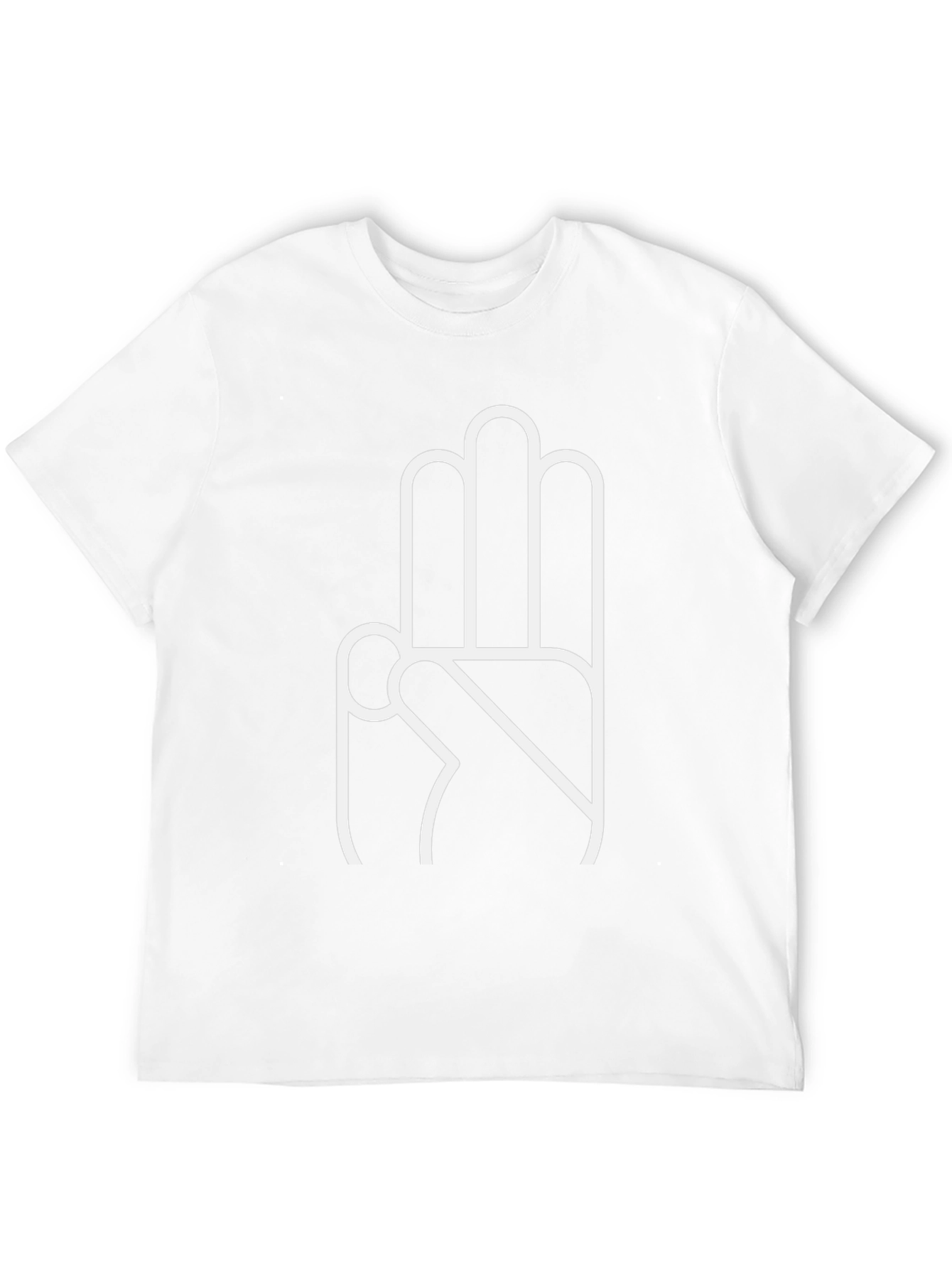 Hand Sign Black T-Shirt