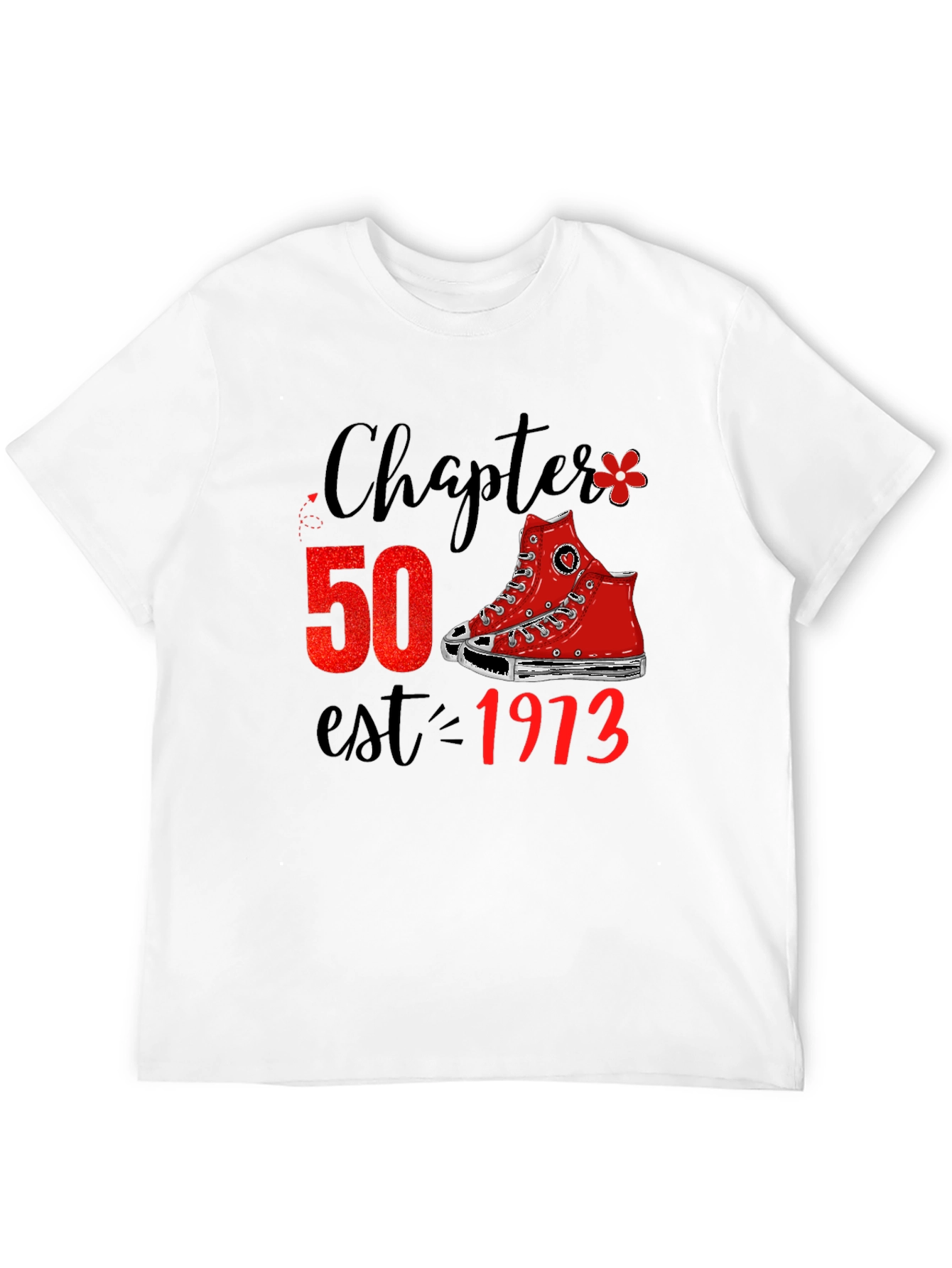 Chapter 50 Est. 1973 Sneaker Graphic T-Shirt