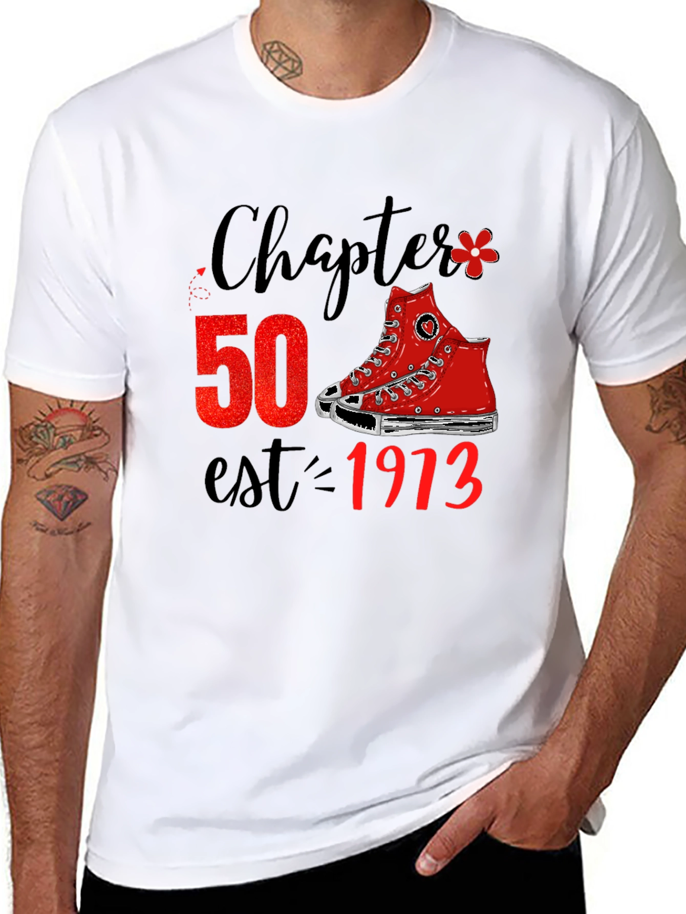 Chapter 50 Est. 1973 Sneaker Graphic T-Shirt