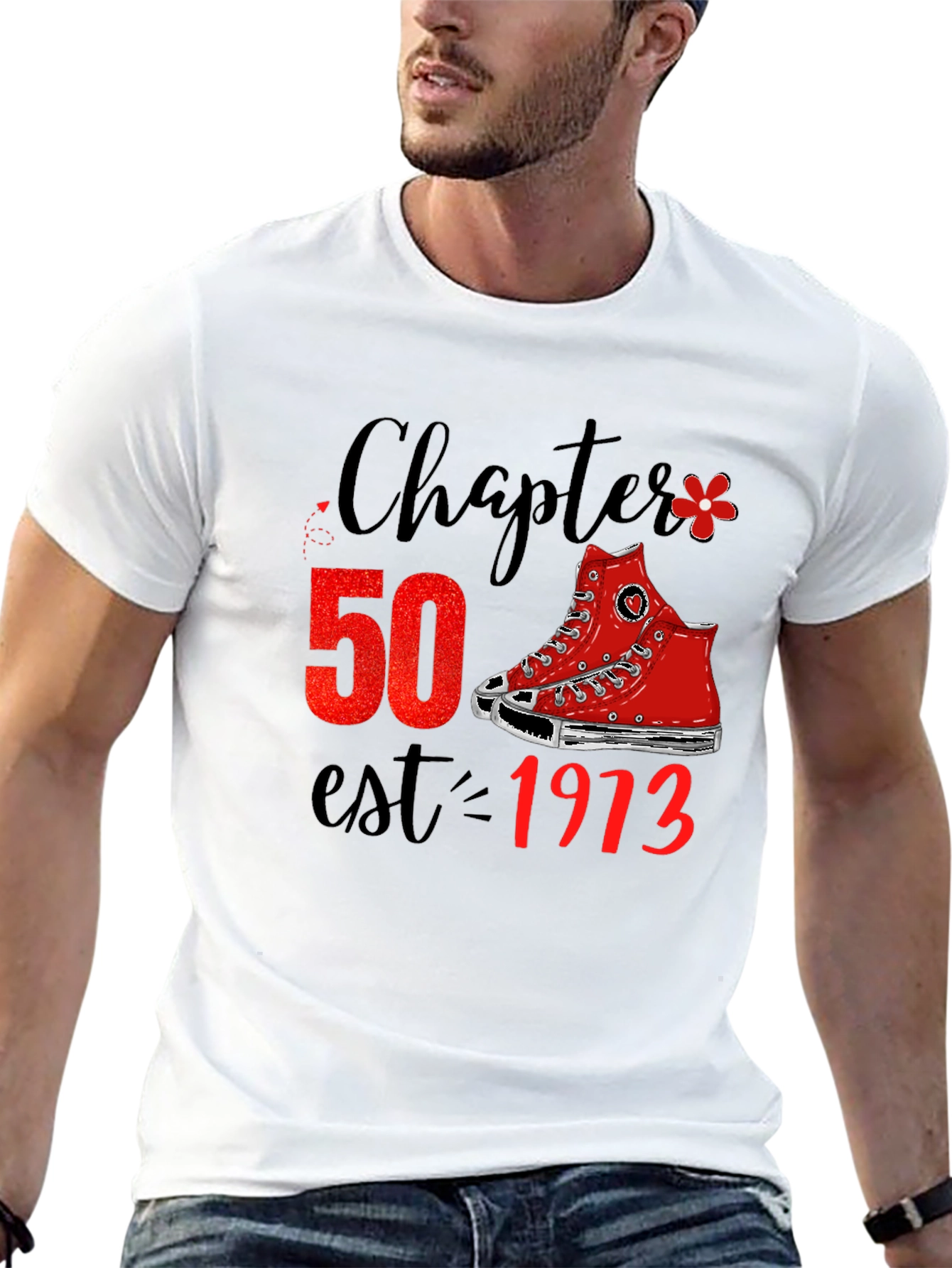 Chapter 50 Est. 1973 Sneaker Graphic T-Shirt