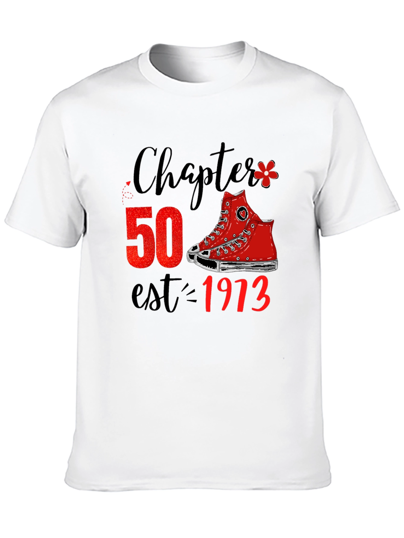 Chapter 50 Est. 1973 Sneaker Graphic T-Shirt