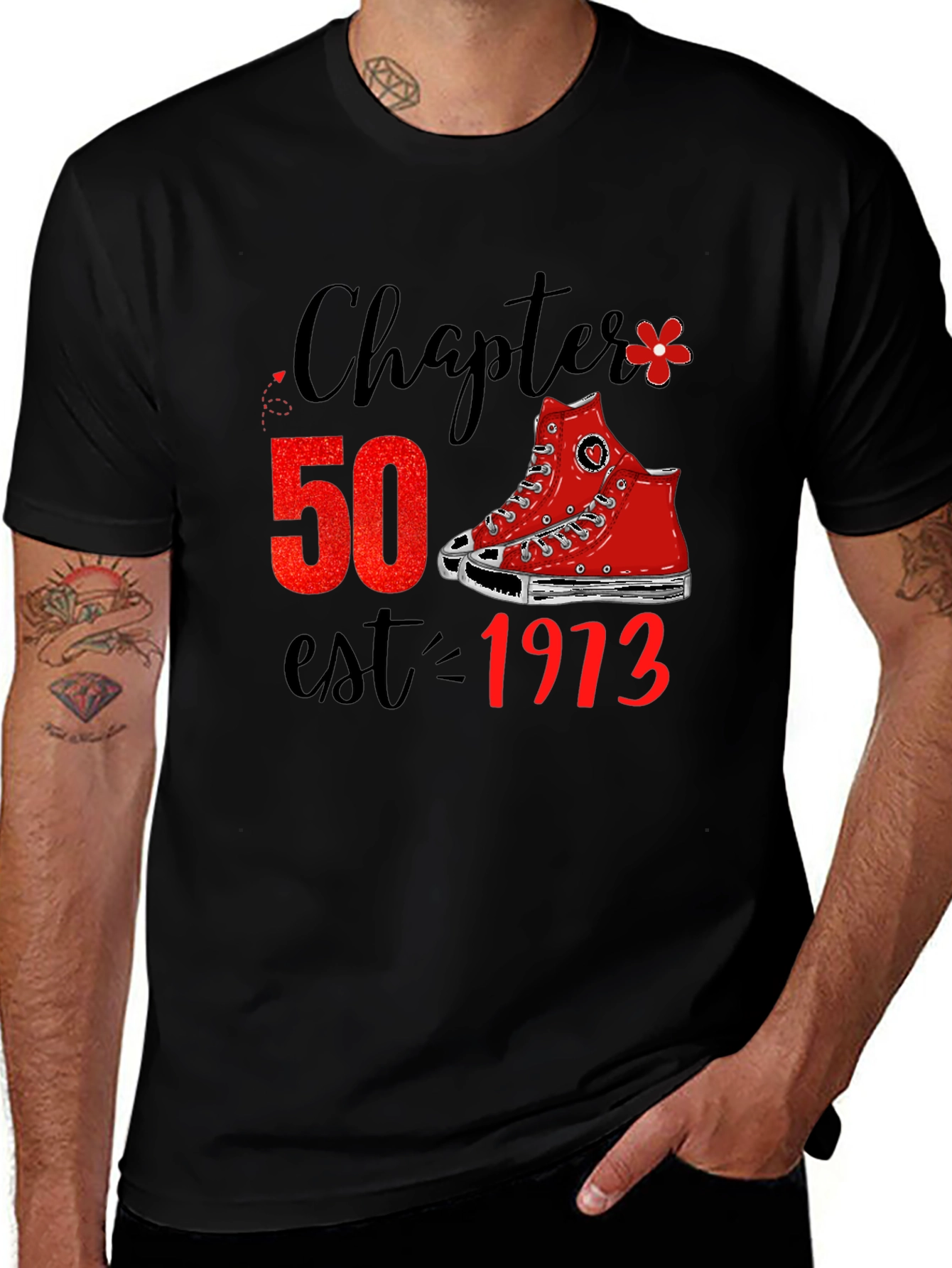 Chapter 50 Est. 1973 Sneaker Graphic T-Shirt