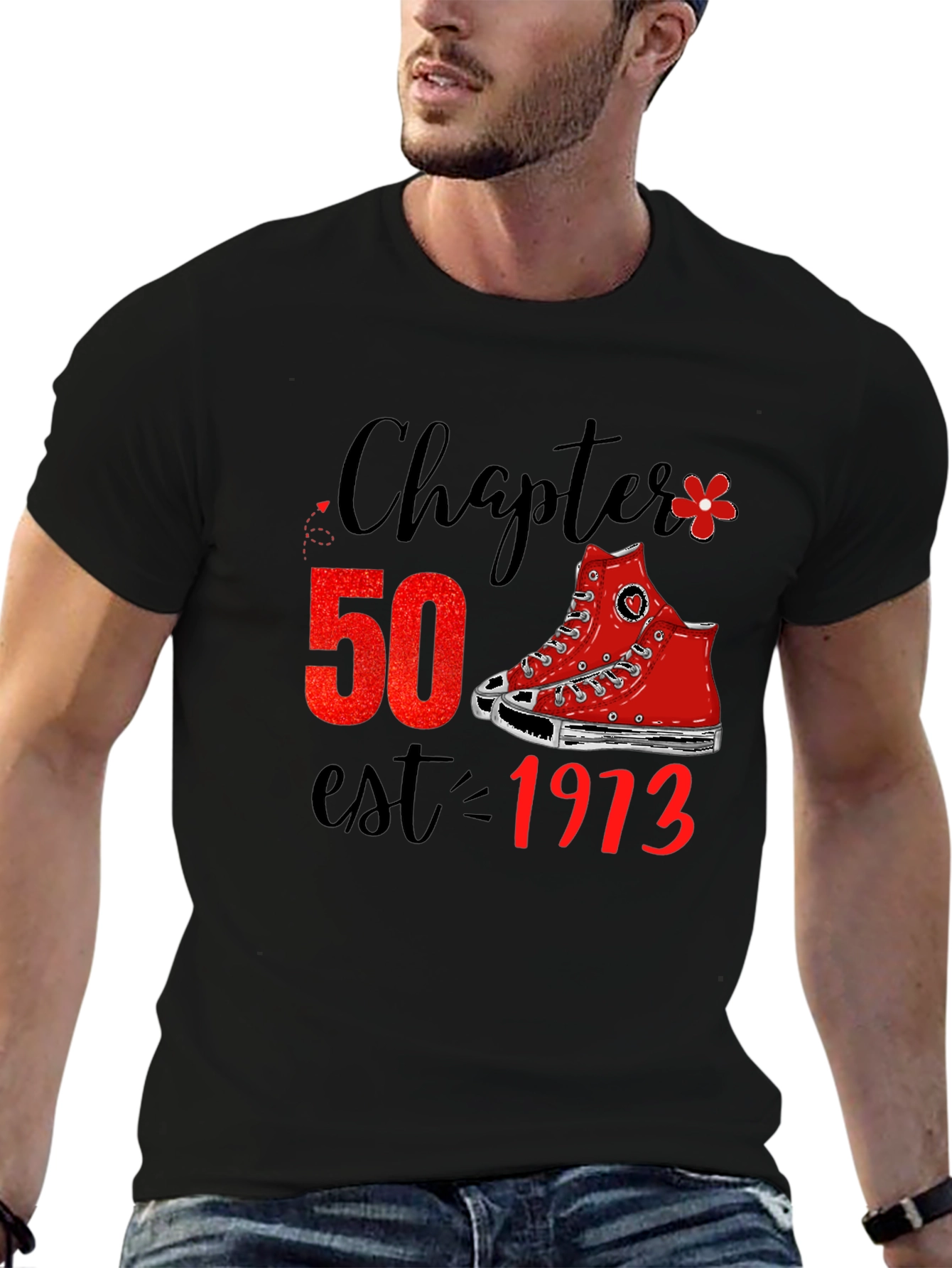 Chapter 50 Est. 1973 Sneaker Graphic T-Shirt