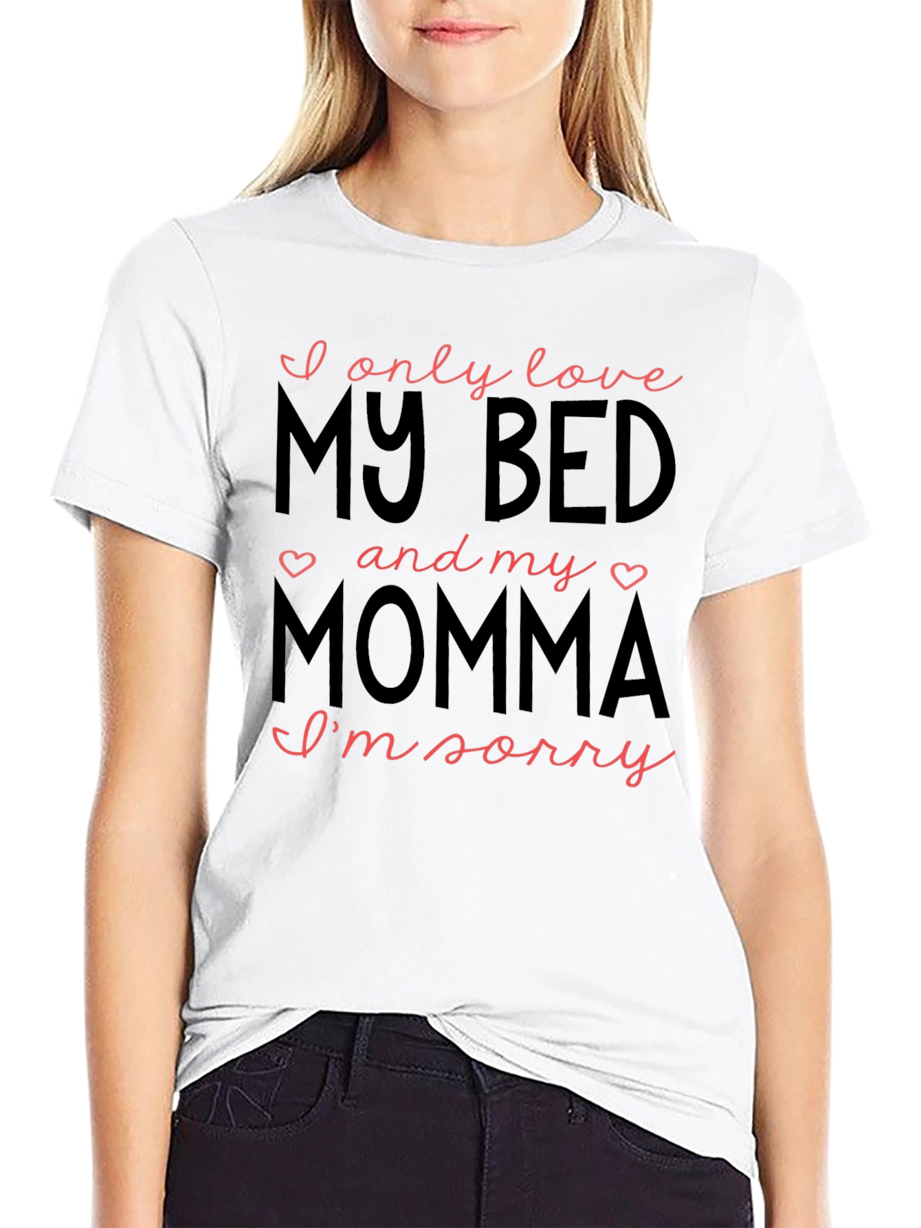 I Love My Bed & Momma Graphic Tee