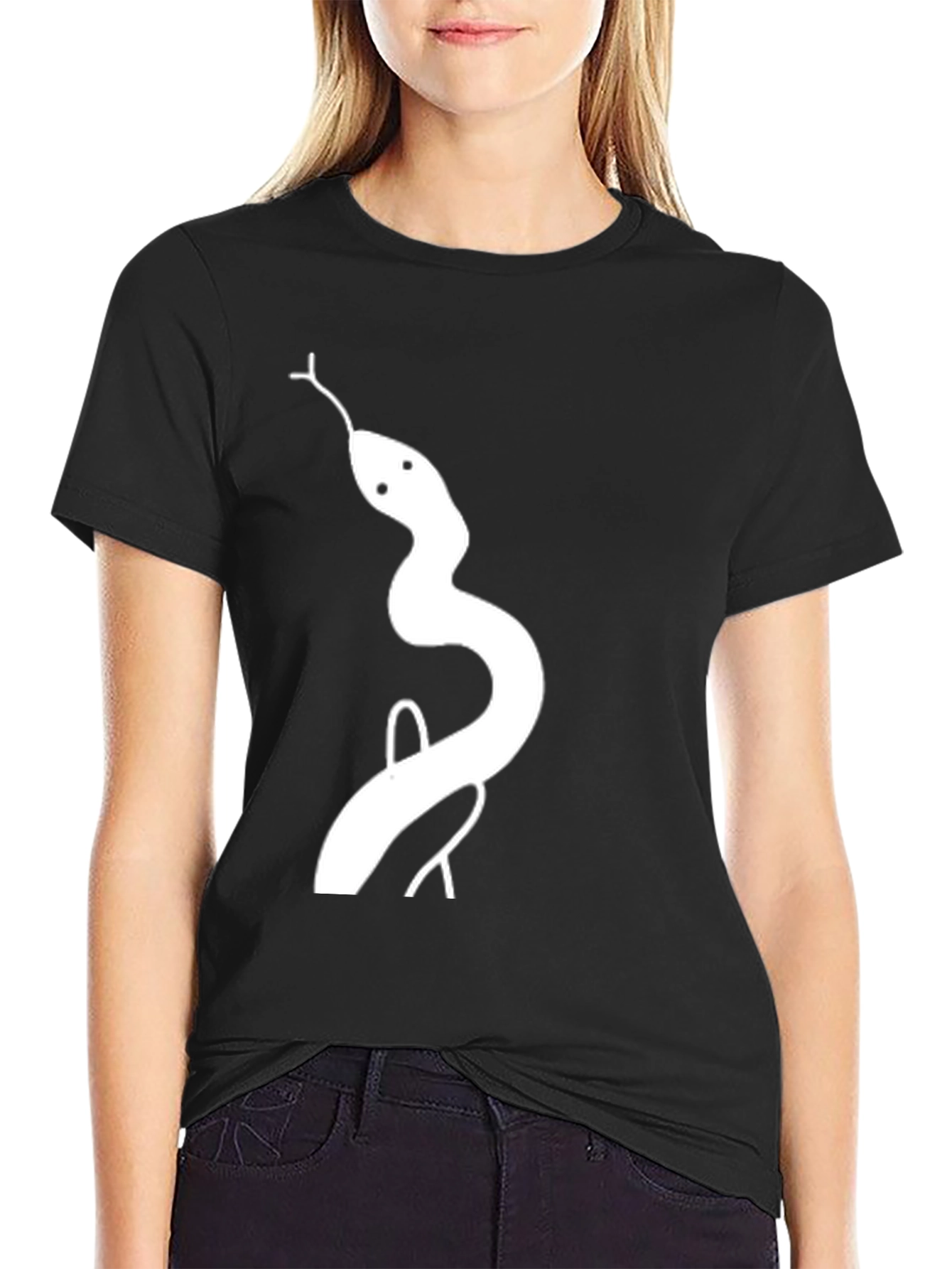 Snake Graphic Tee - Mens Black T-Shirt