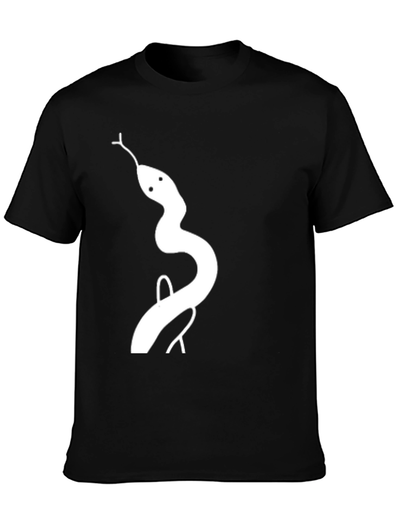 Snake Graphic Tee - Mens Black T-Shirt