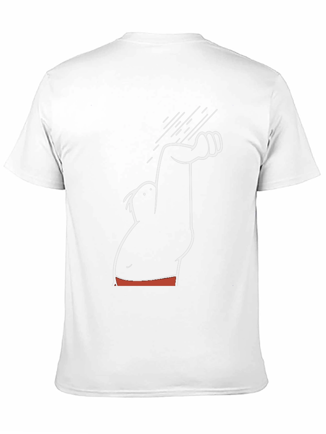 Funny Cartoon Graphic Tee - Black