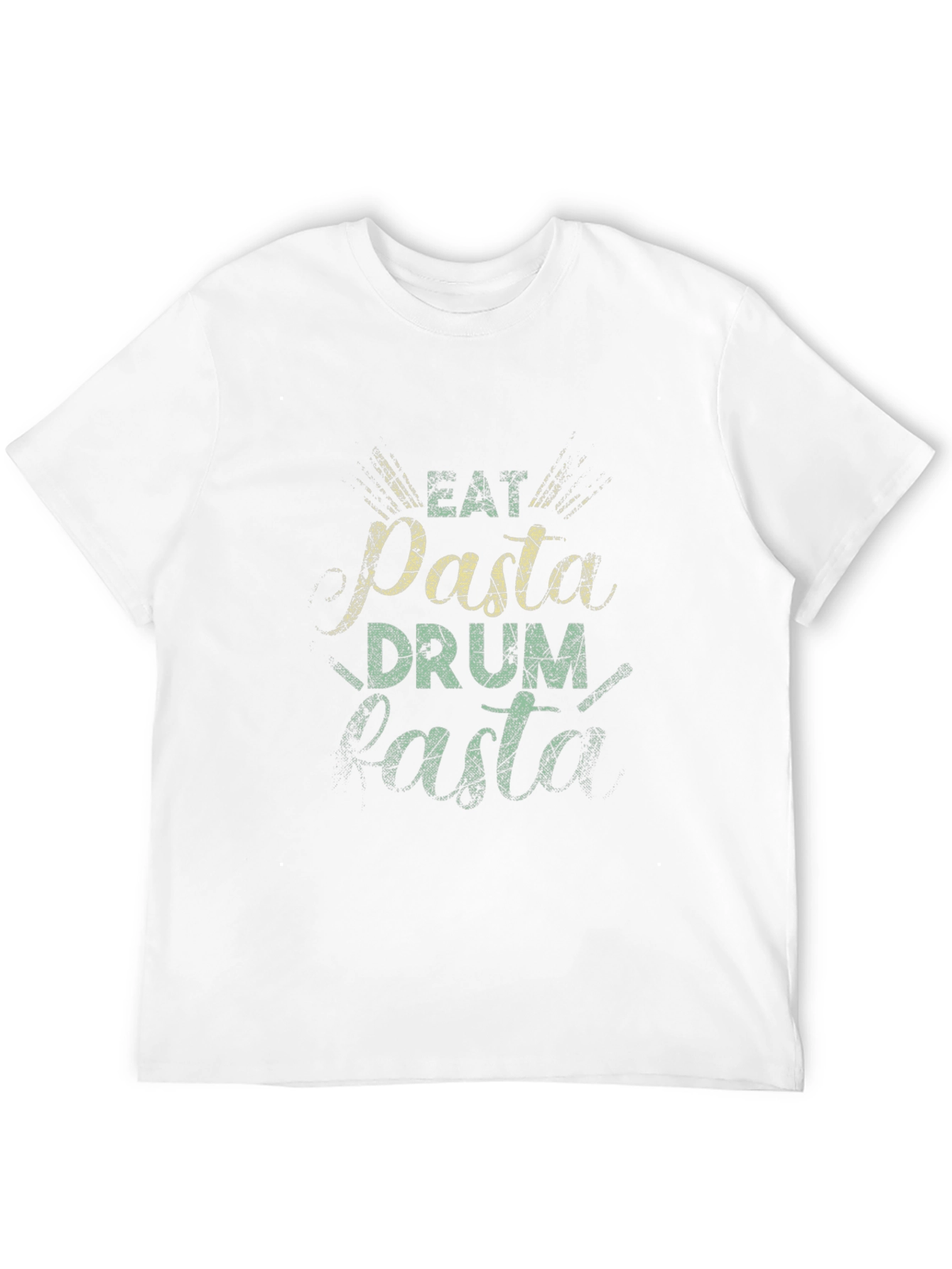 Eat Pasta Drum Pasta Black T-Shirt