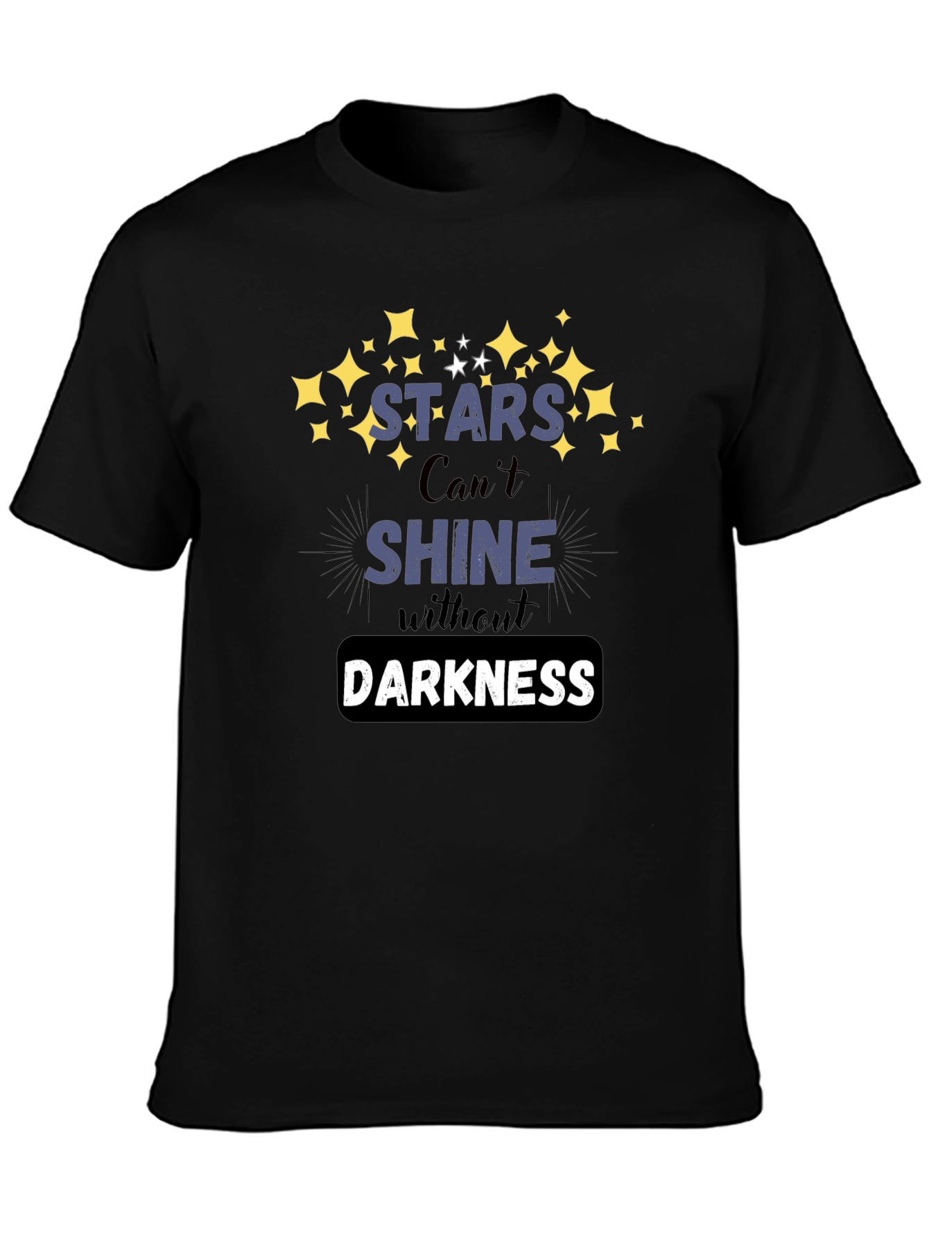 Stars Shine Darkness Graphic T-Shirt