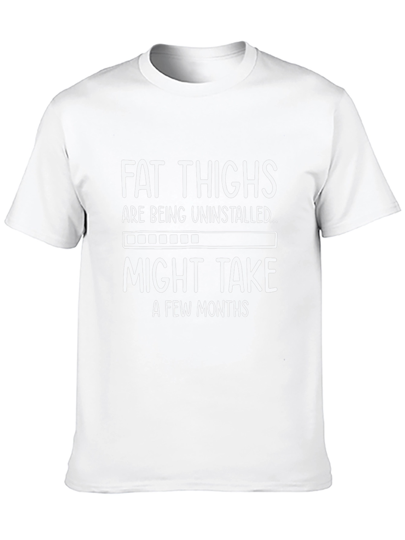 Fat Thighs Uninstalling Graphic Tee