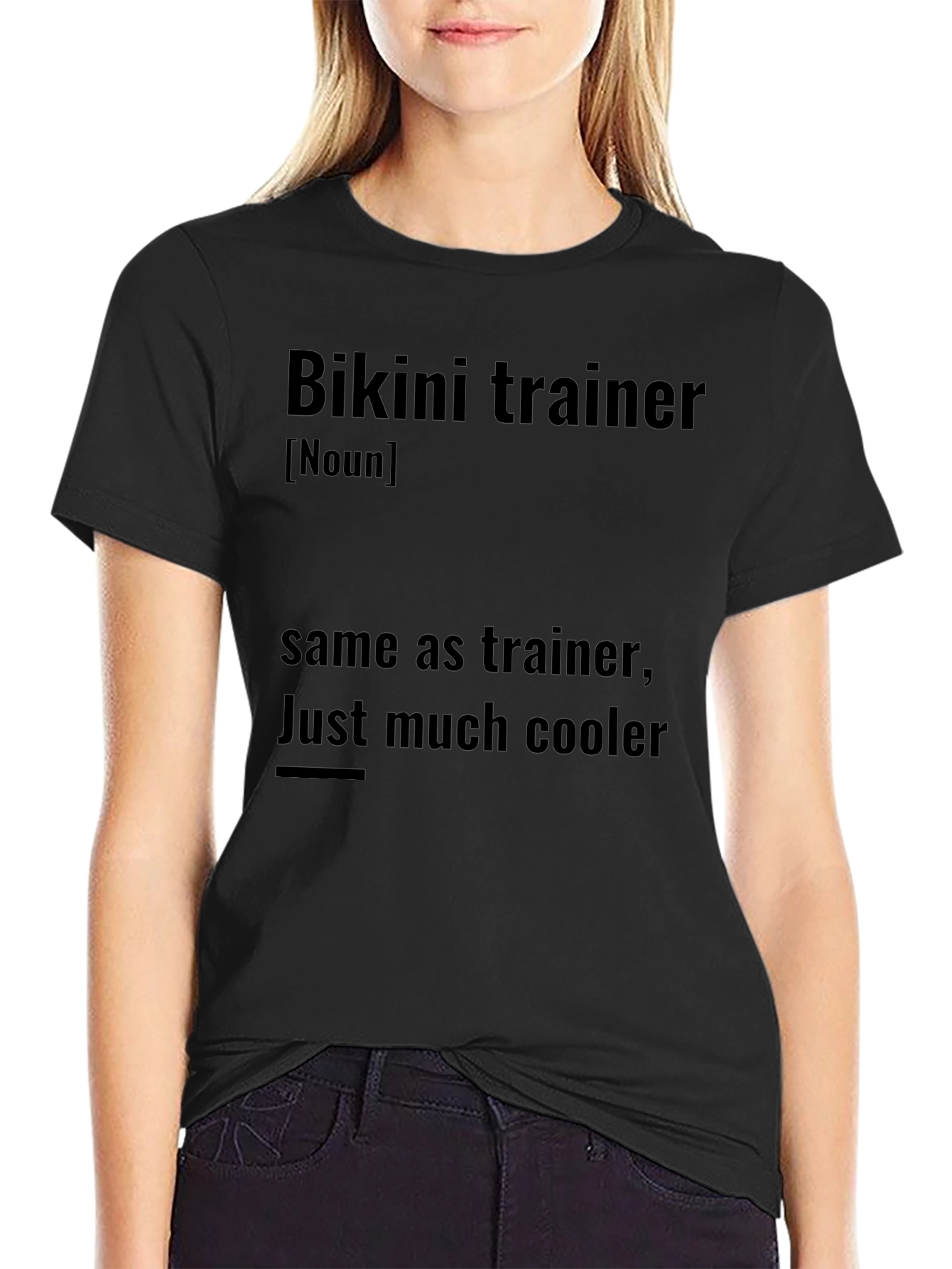 Bikini Trainer Definition Novelty Graphic T-Shirt