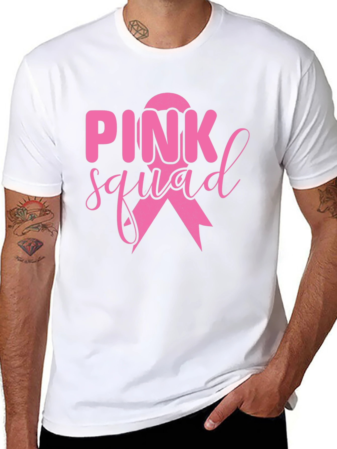 Pink Squad Breast Cancer Awareness T-Shirt