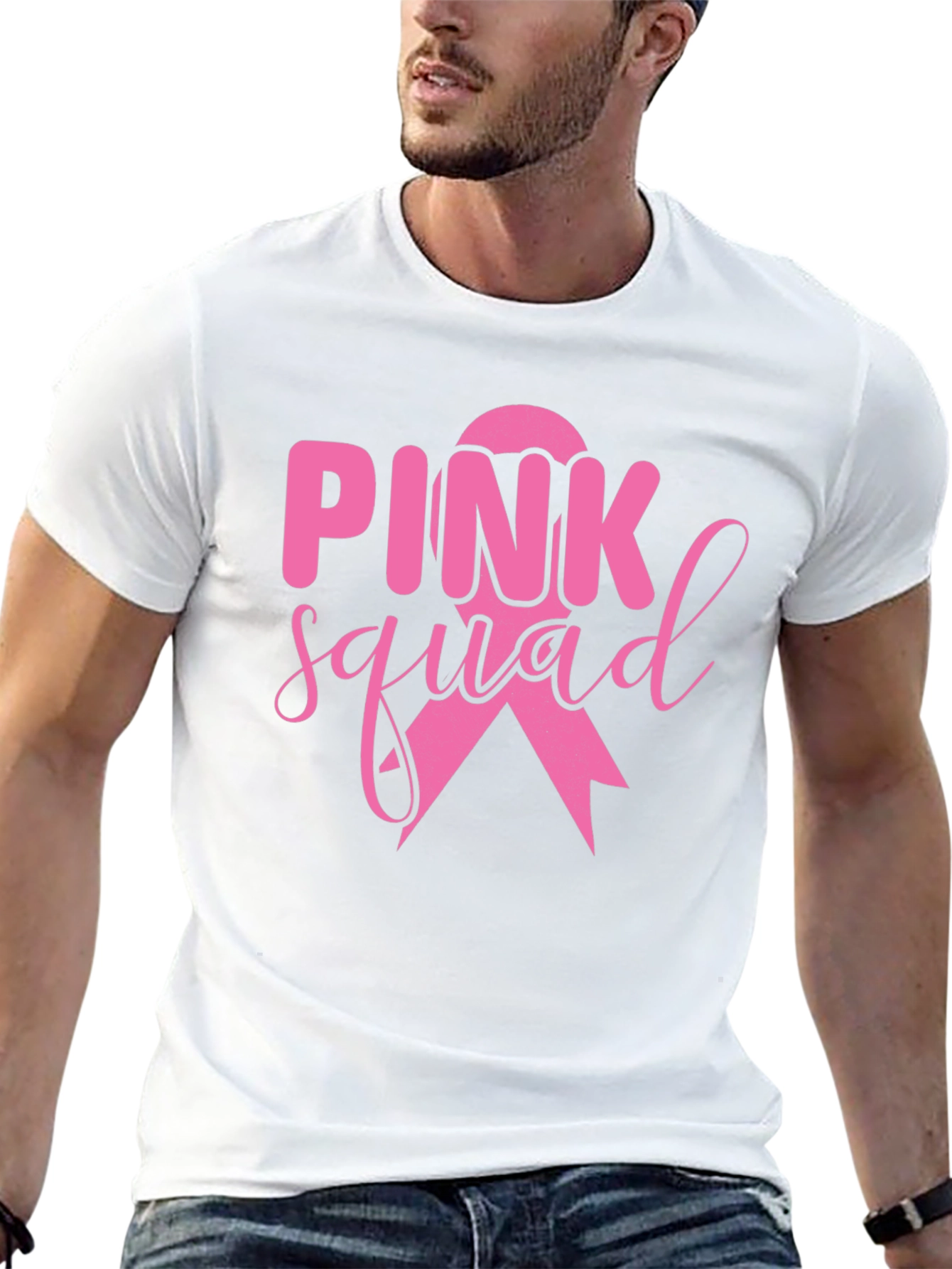 Pink Squad Breast Cancer Awareness T-Shirt