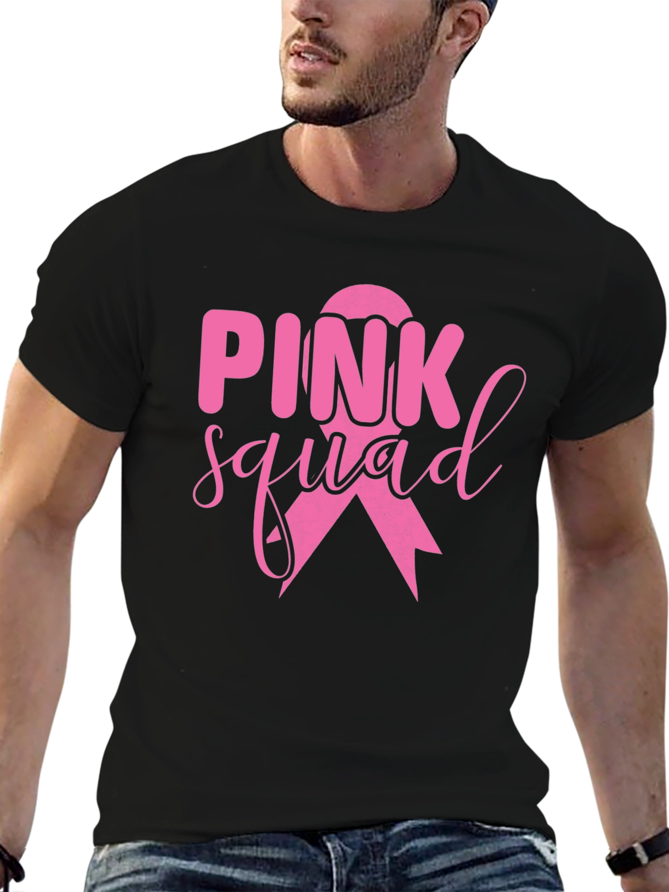 Pink Squad Breast Cancer Awareness T-Shirt