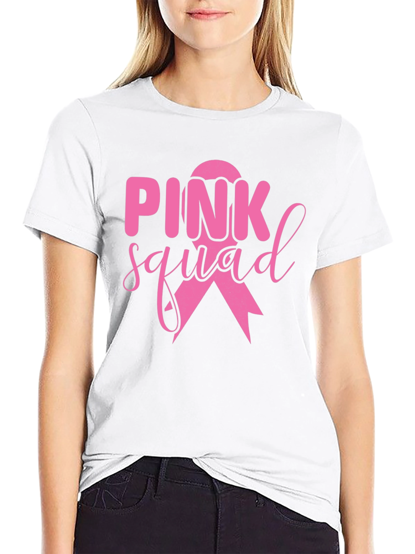 Pink Squad Breast Cancer Awareness T-Shirt