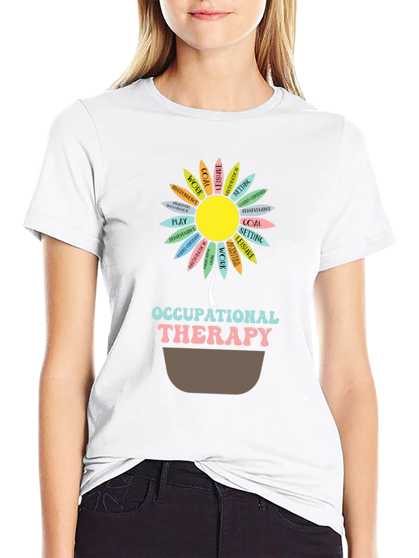 Occupational Therapy Flower T-Shirt