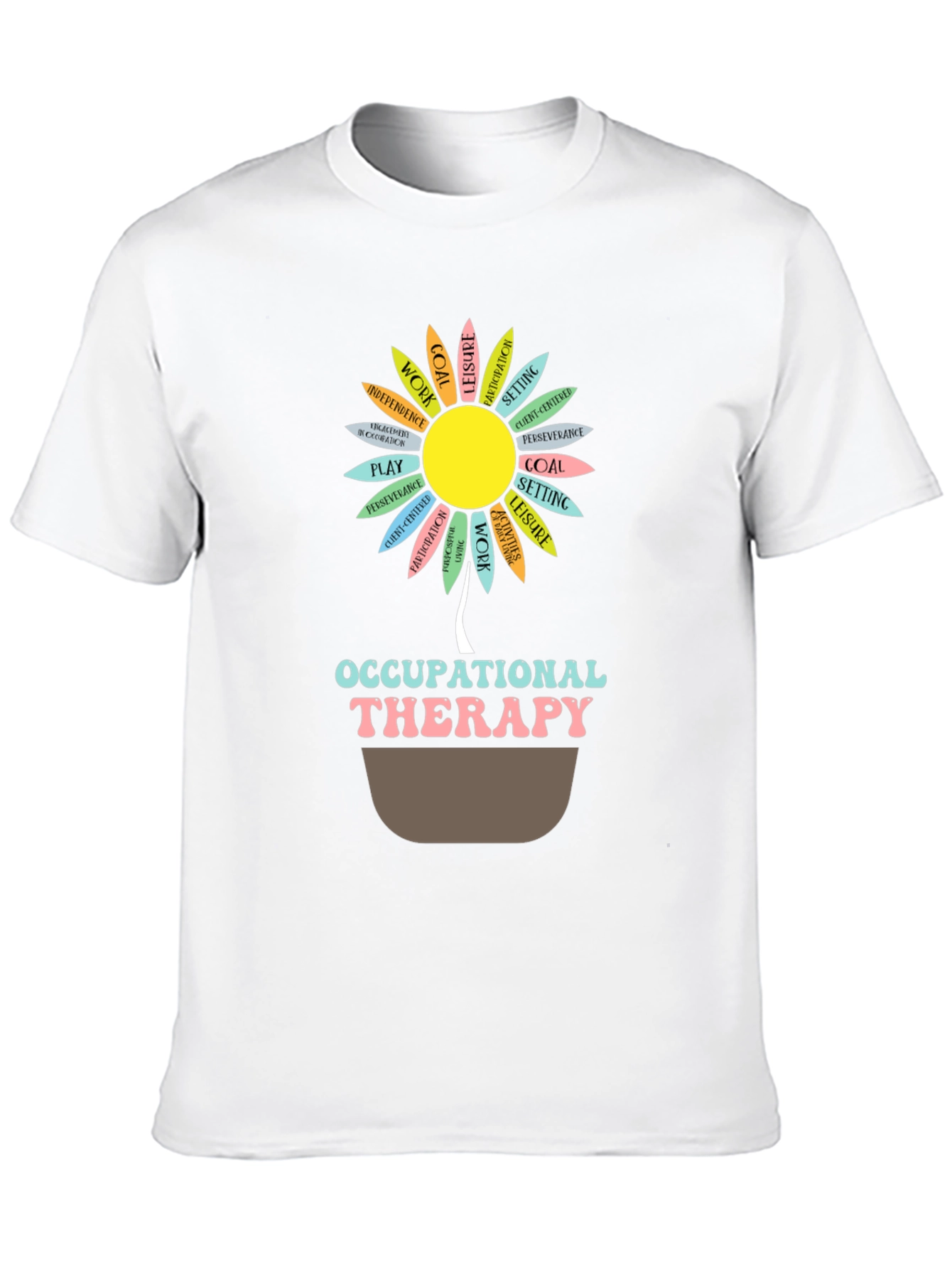 Occupational Therapy Flower T-Shirt
