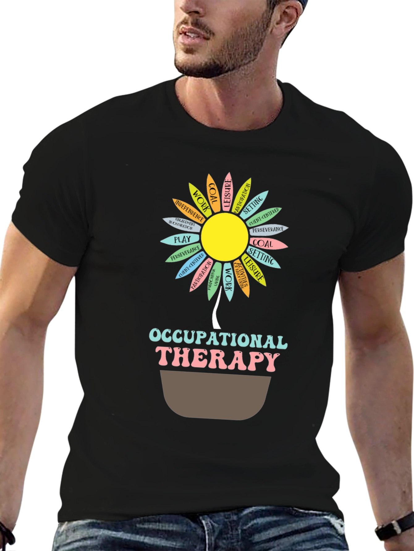 Occupational Therapy Flower T-Shirt