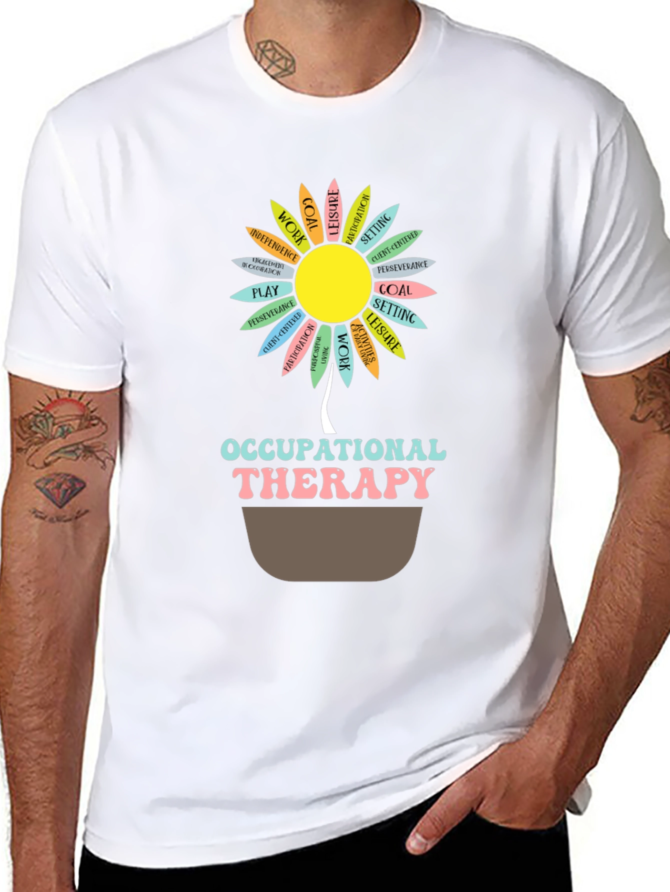 Occupational Therapy Flower T-Shirt