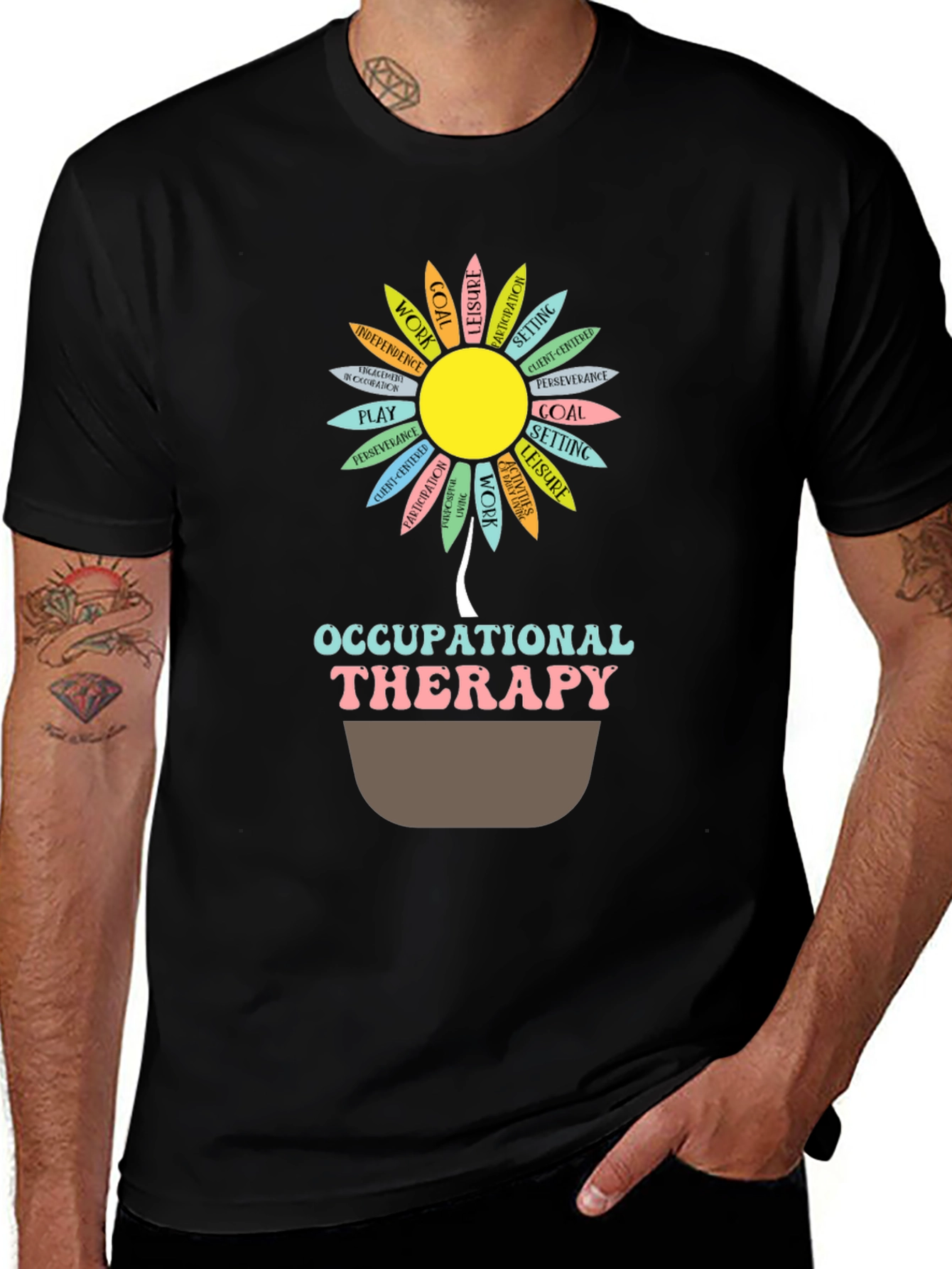 Occupational Therapy Flower T-Shirt