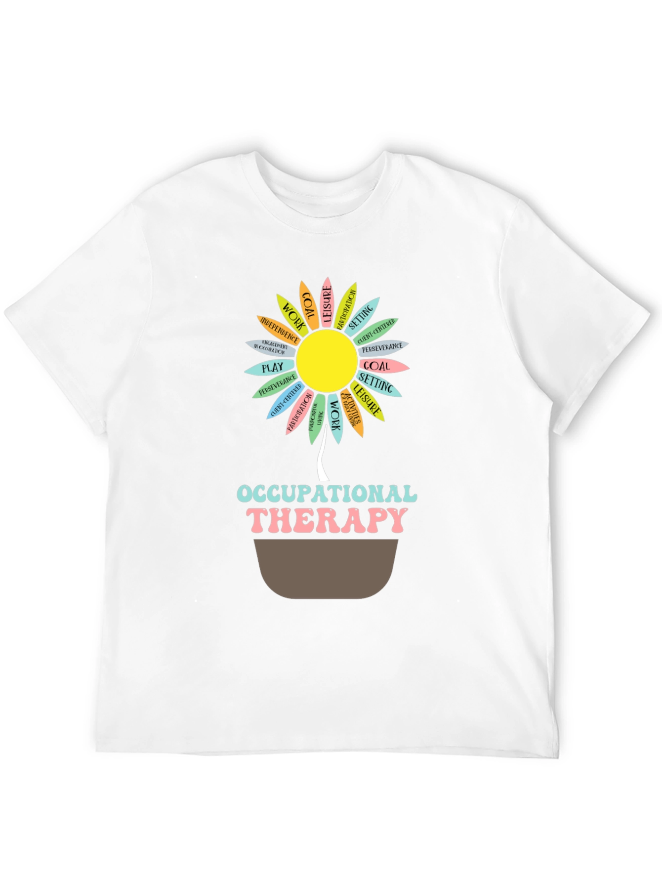 Occupational Therapy Flower T-Shirt