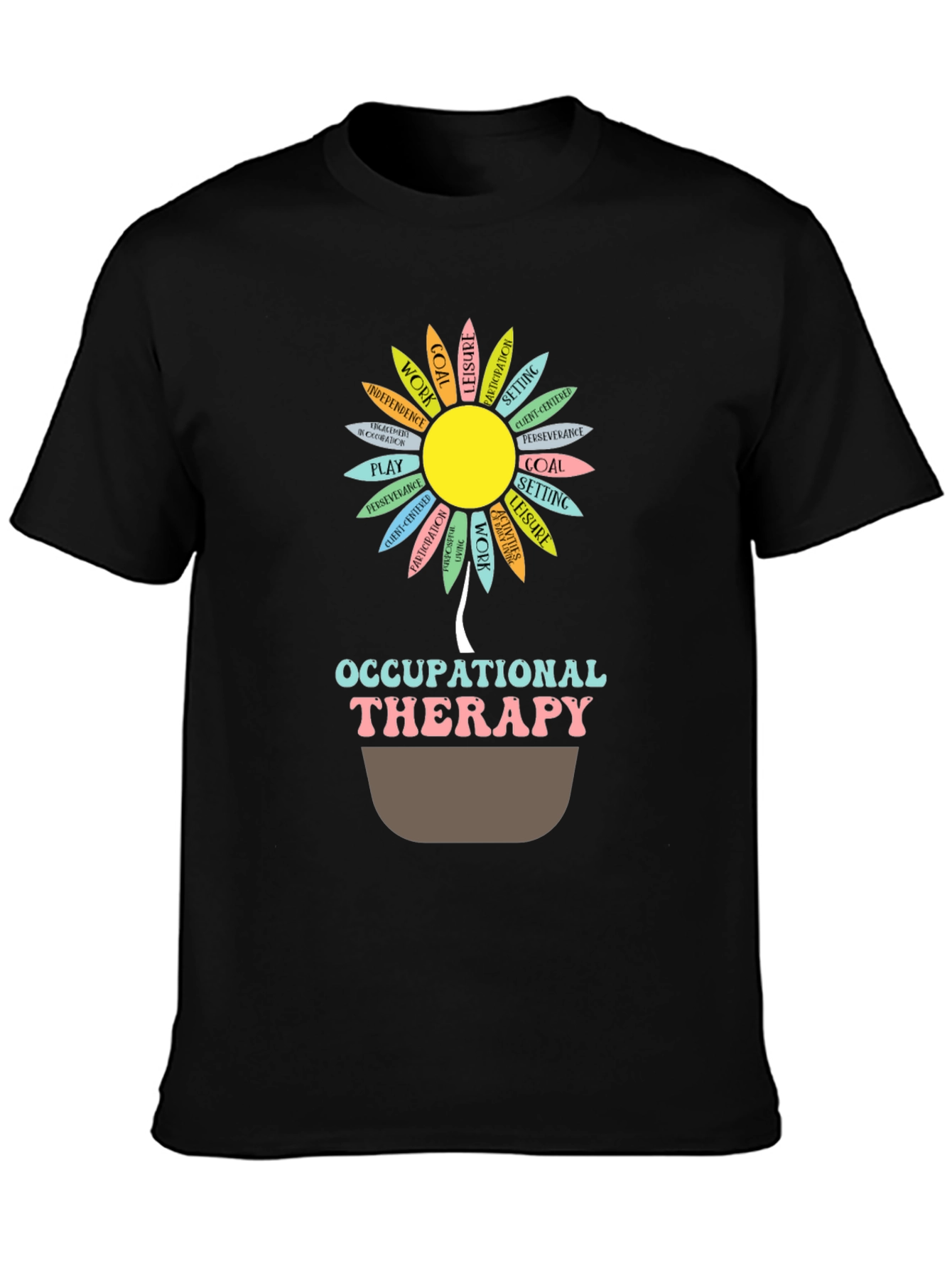 Occupational Therapy Flower T-Shirt