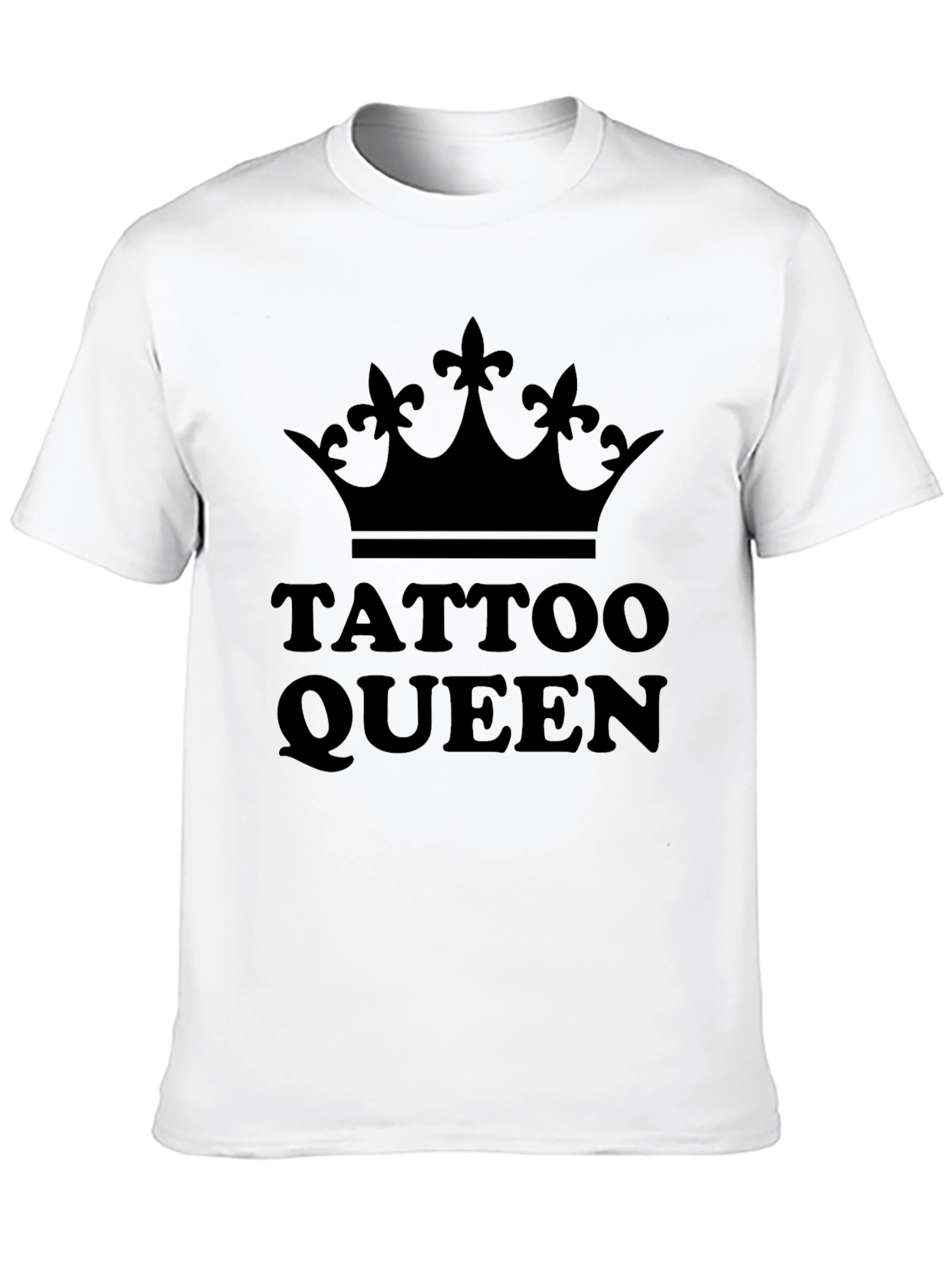 Tattoo Queen Graphic Tee - Black Crown Design