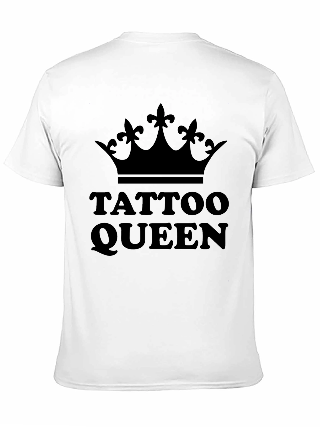 Tattoo Queen Graphic Tee - Black Crown Design