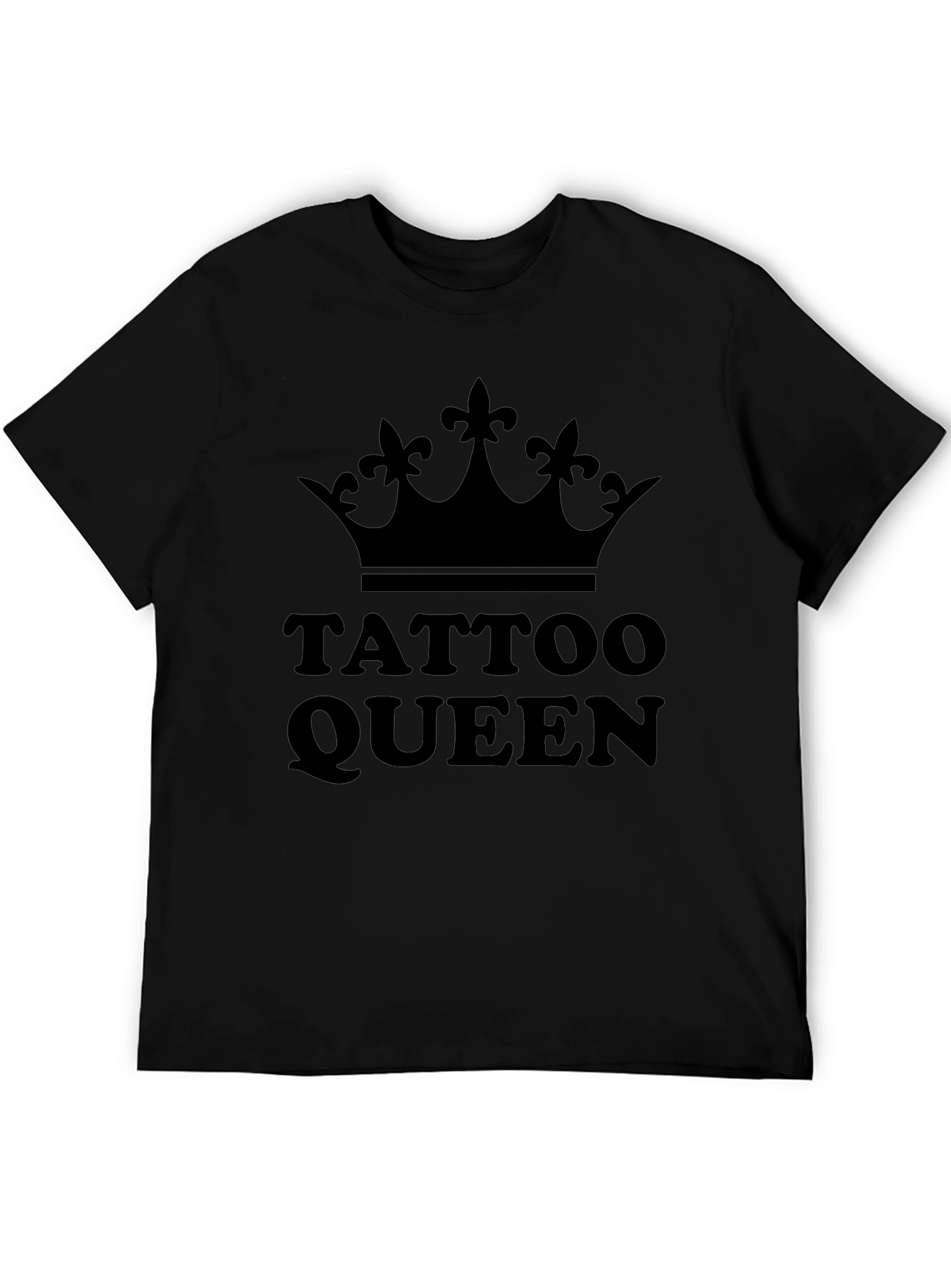 Tattoo Queen Graphic Tee - Black Crown Design