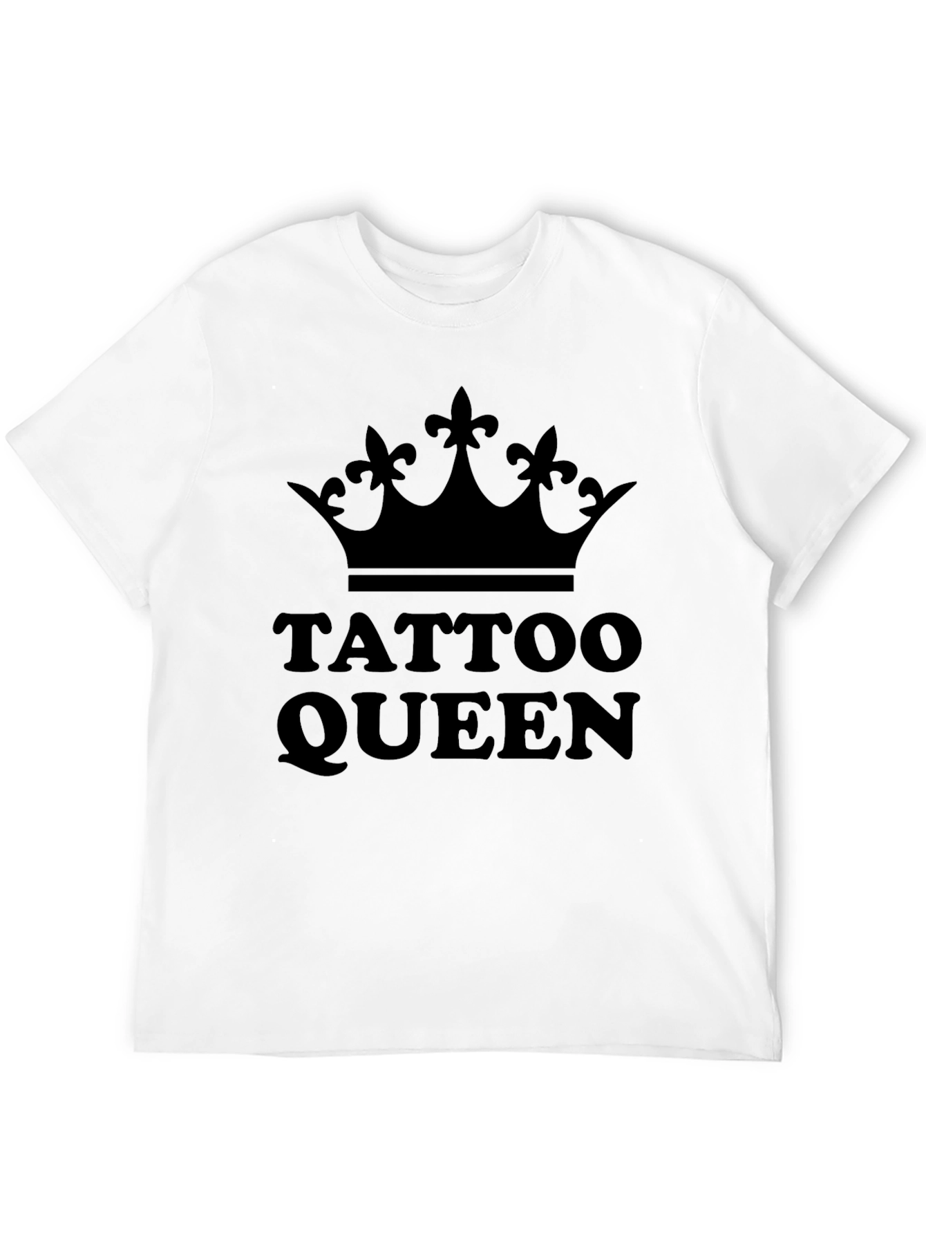 Tattoo Queen Graphic Tee - Black Crown Design