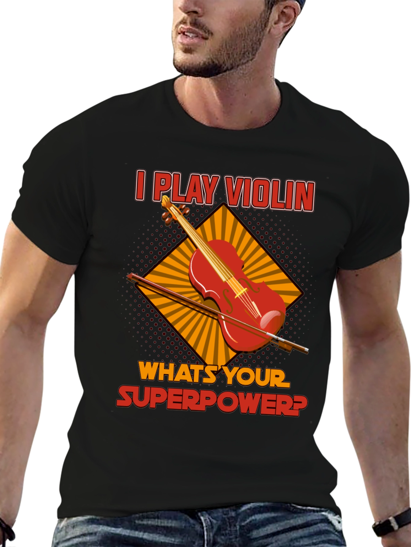 I Play Violin Whats Your Superpower? T-Shirt