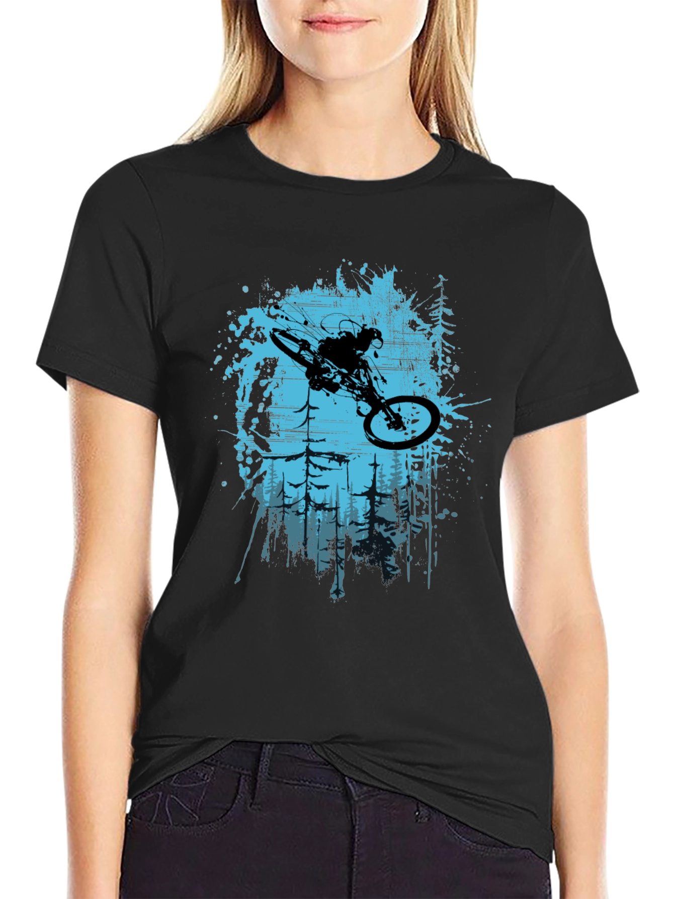 Mountain Biking Graphic Tee