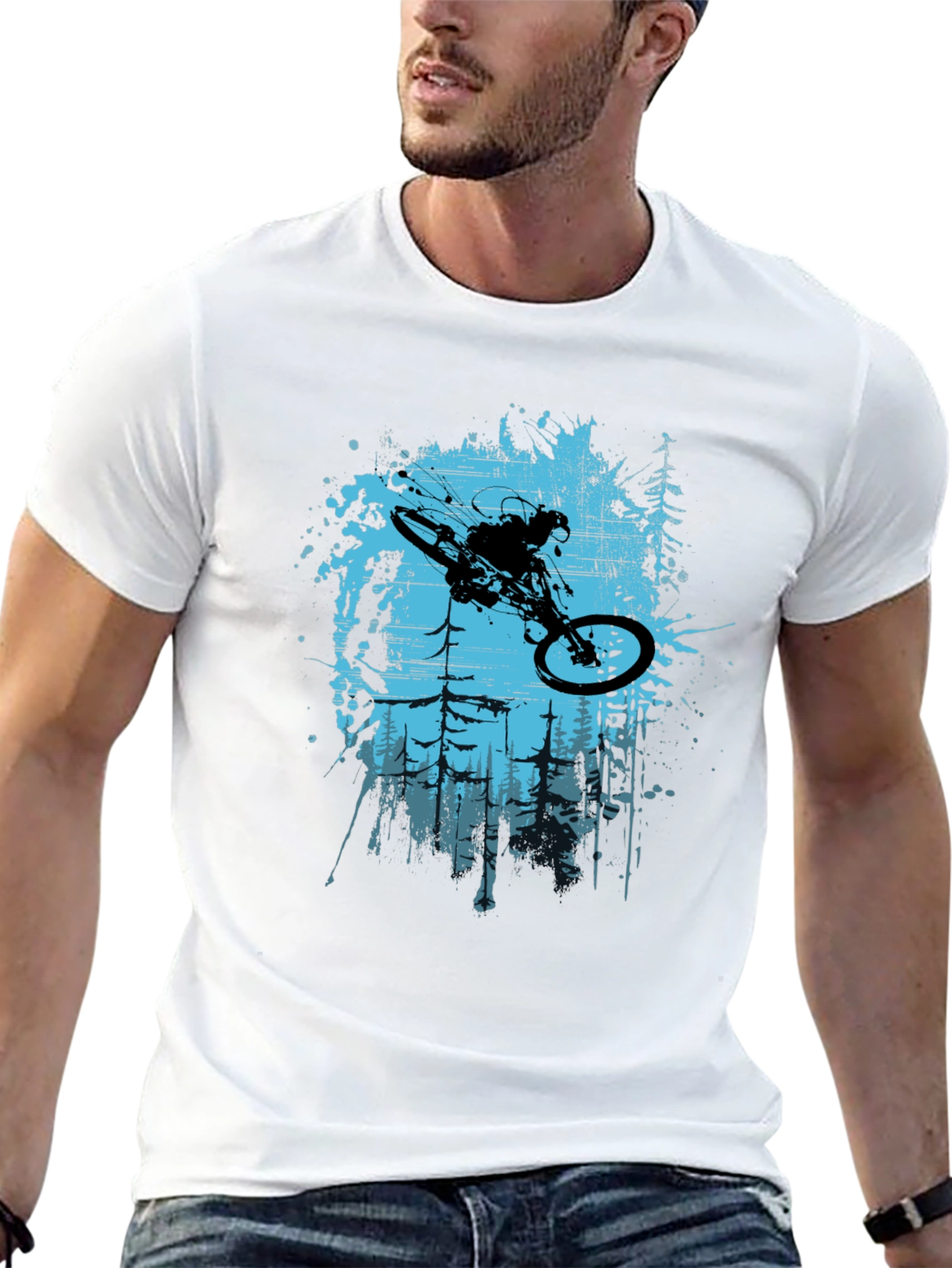 Mountain Biking Graphic Tee