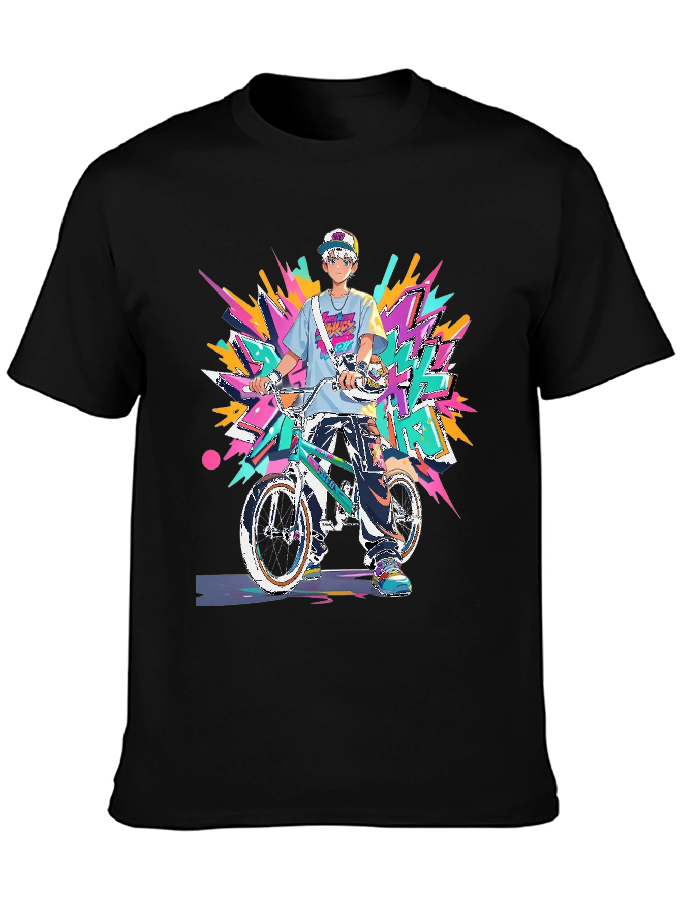Anime Graffiti Art T-Shirt