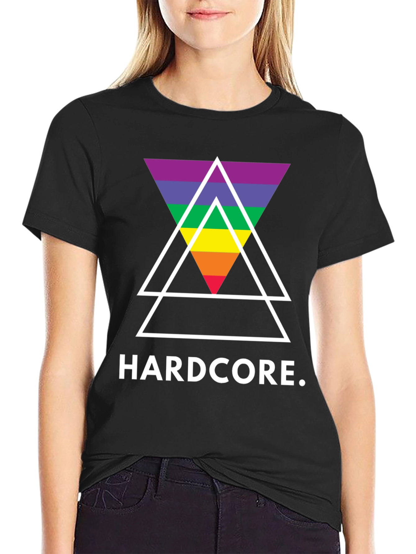 Hardcore Pride Triangle T-Shirt