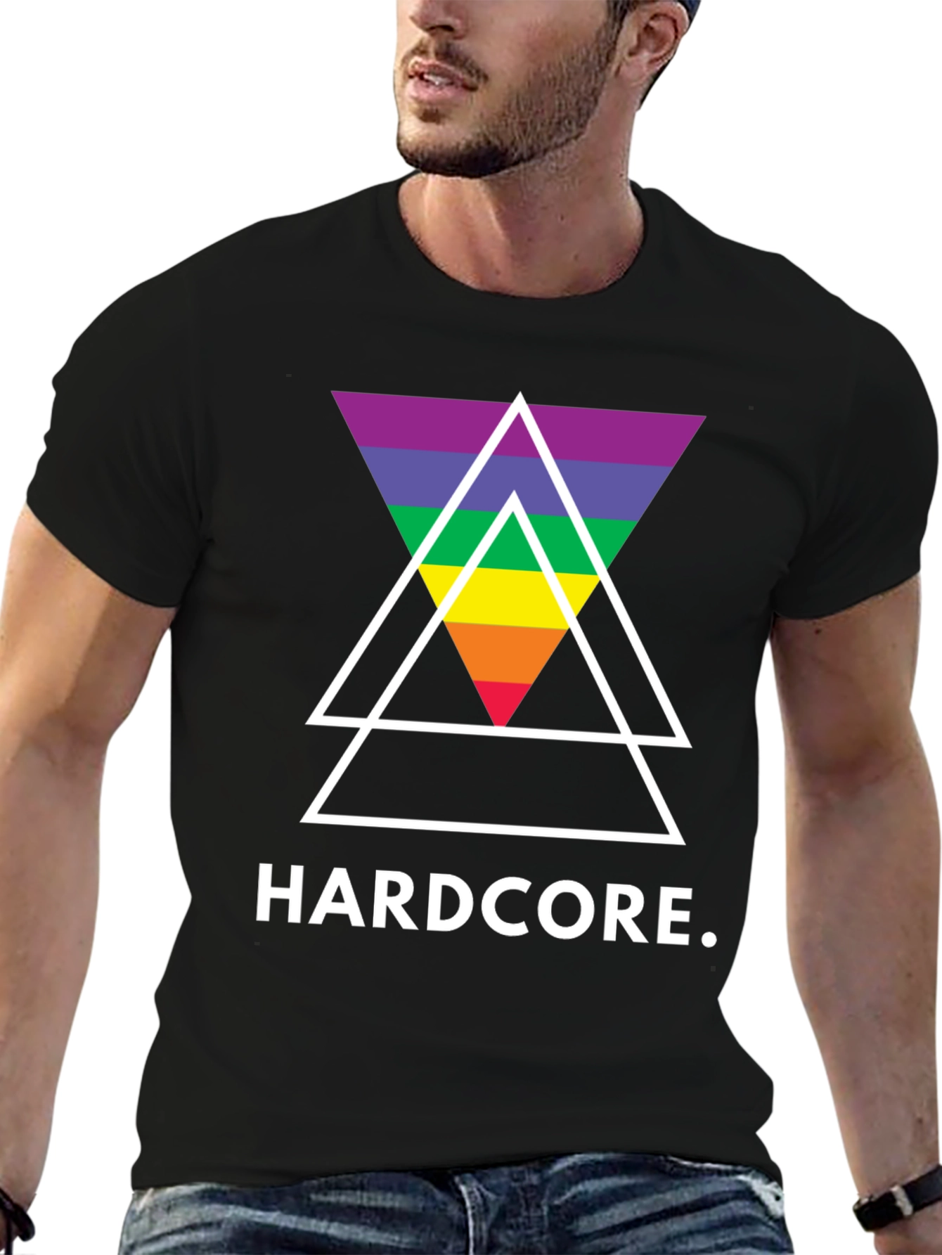 Hardcore Pride Triangle T-Shirt