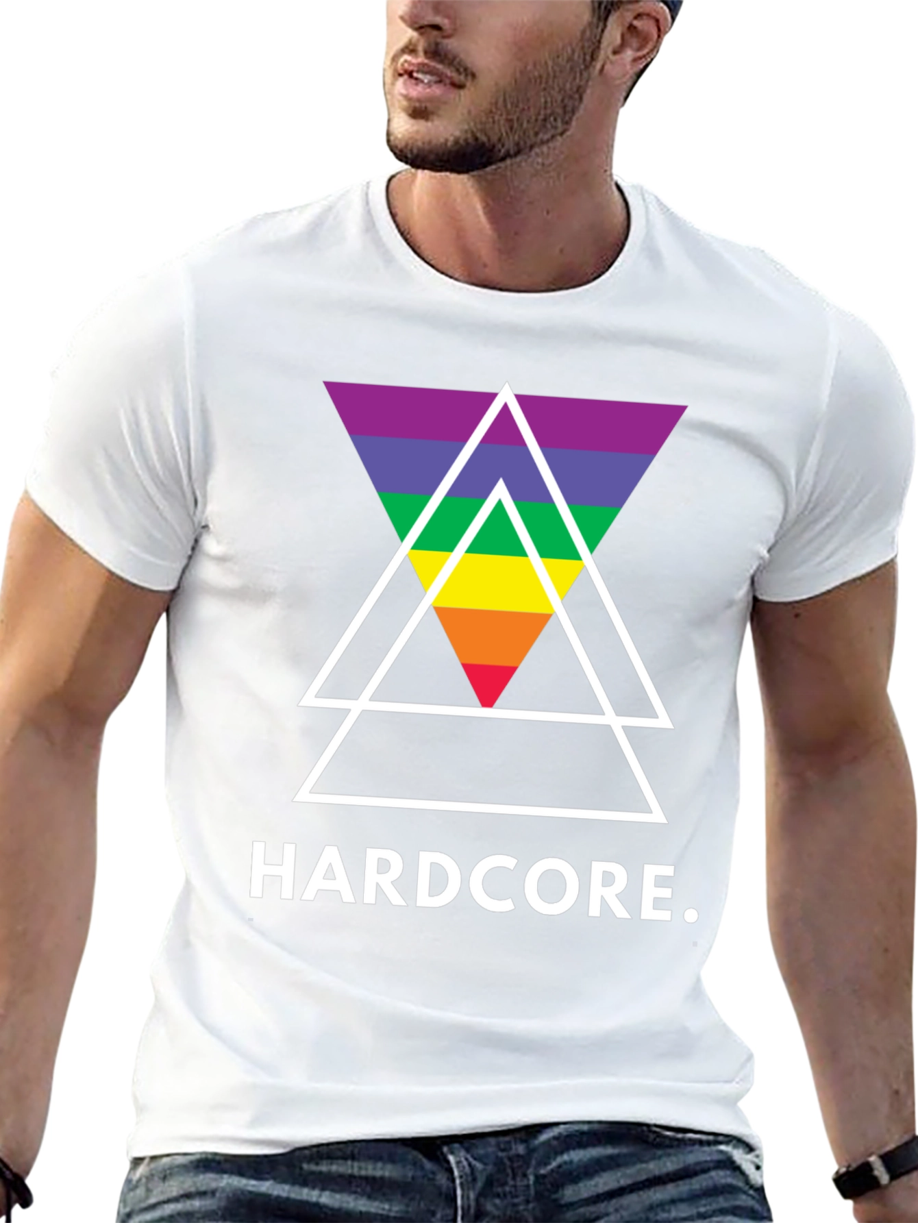 Hardcore Pride Triangle T-Shirt
